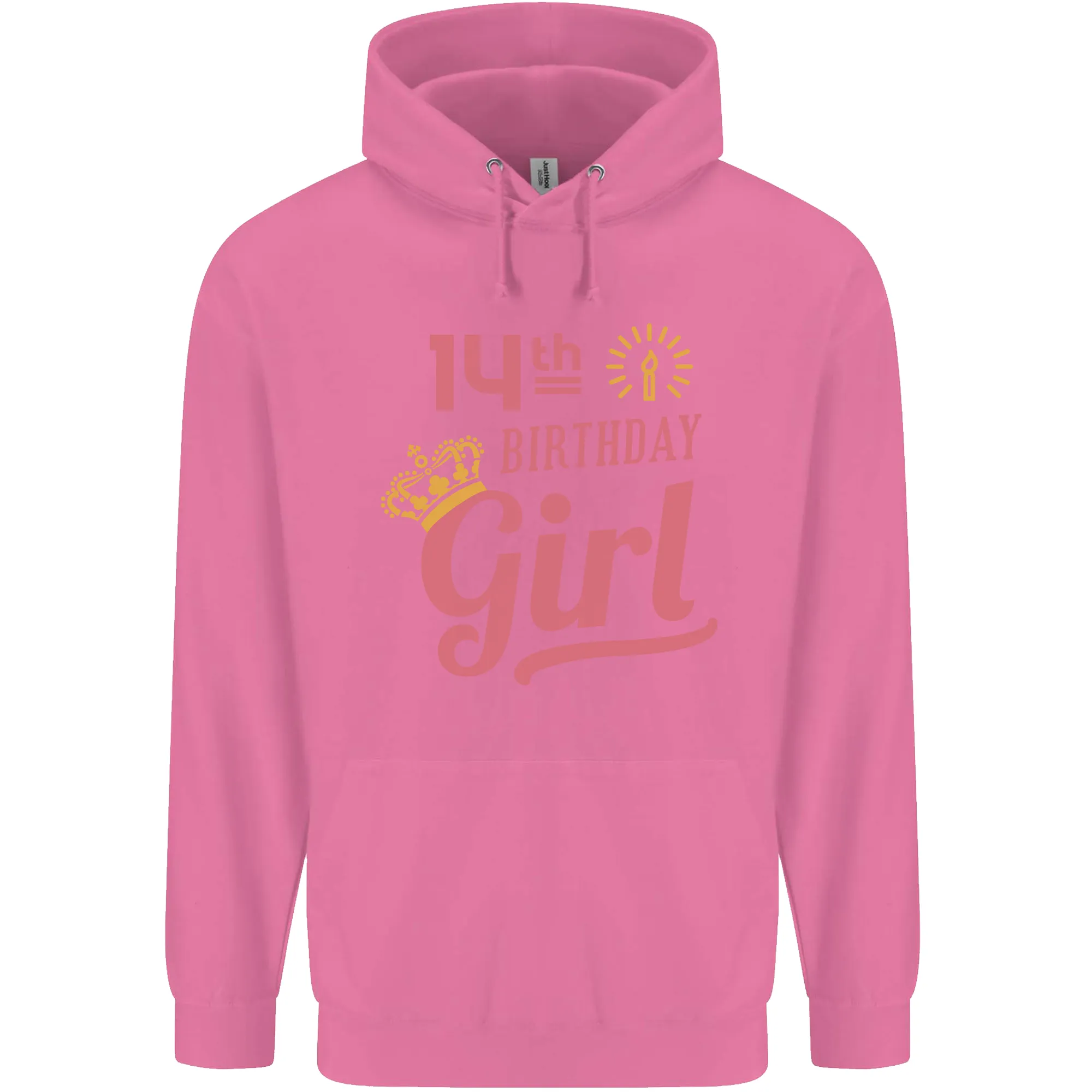 14th Birthday Girl 14 Year Old Princess Childrens Kids Hoodie