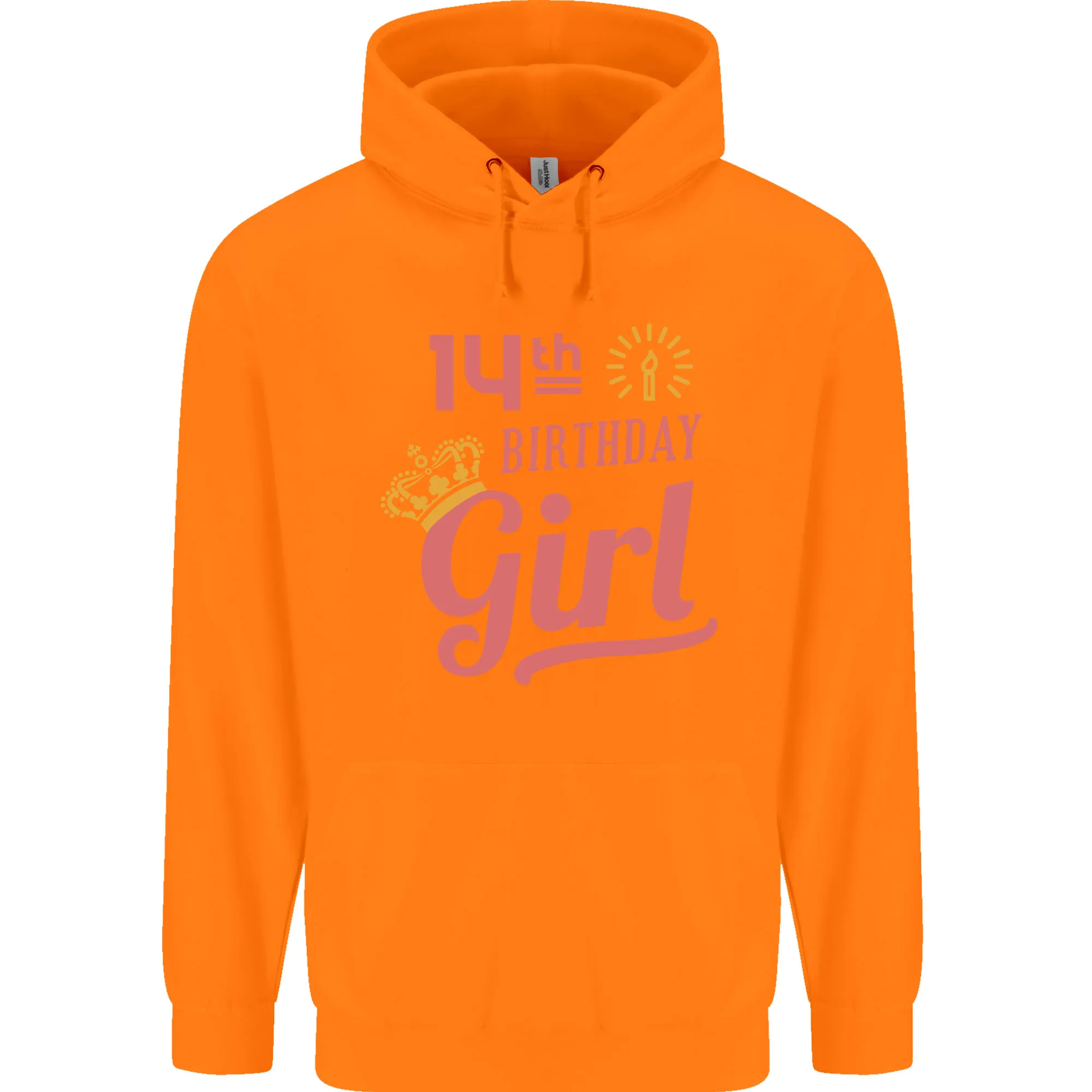 14th Birthday Girl 14 Year Old Princess Childrens Kids Hoodie