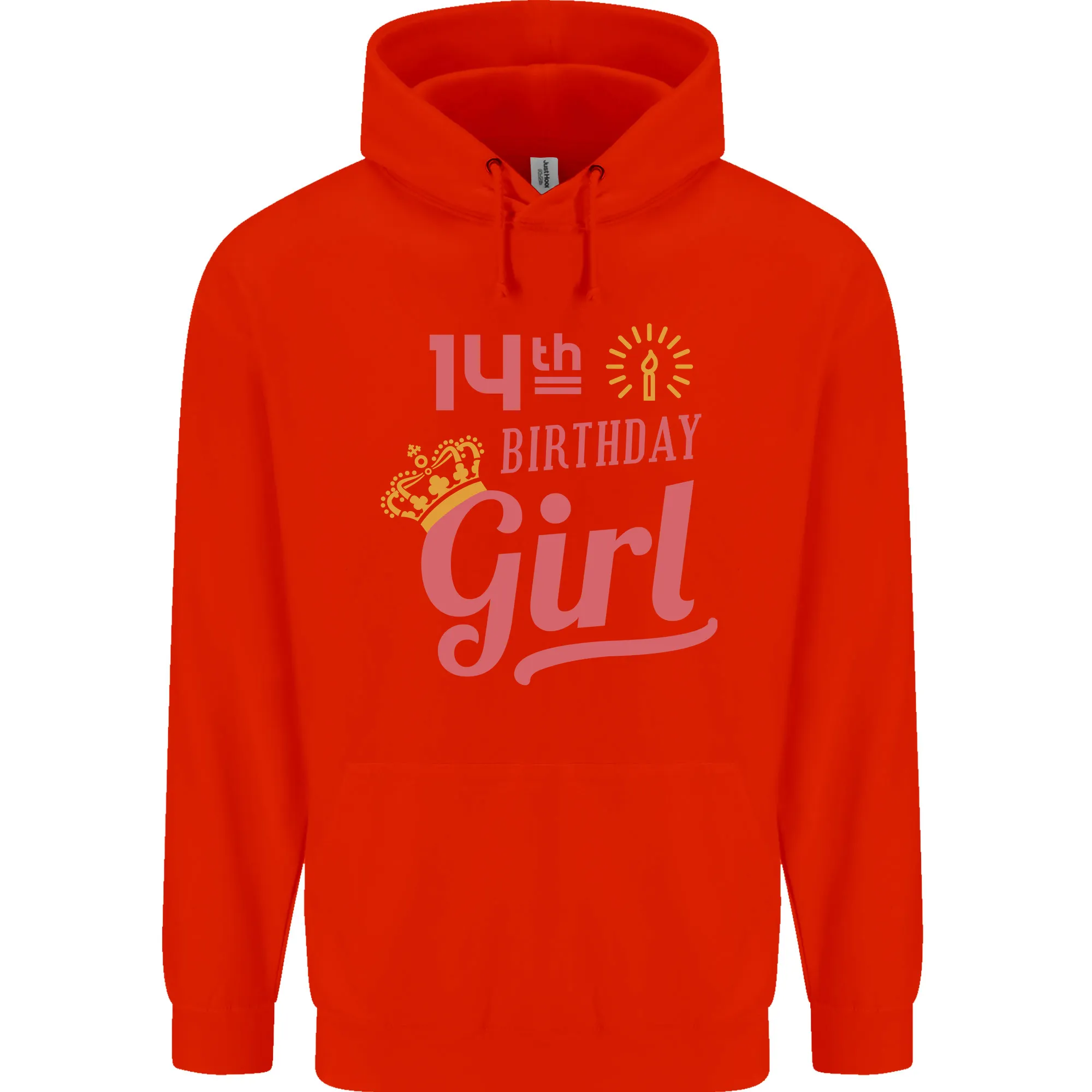 14th Birthday Girl 14 Year Old Princess Childrens Kids Hoodie