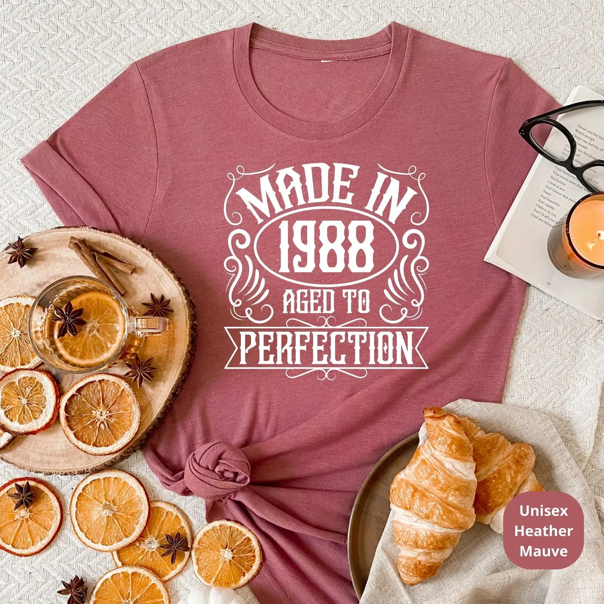 35th Birthday Shirt, Vintage 1988 Shirt, Thirty Fifth Birthday Gift