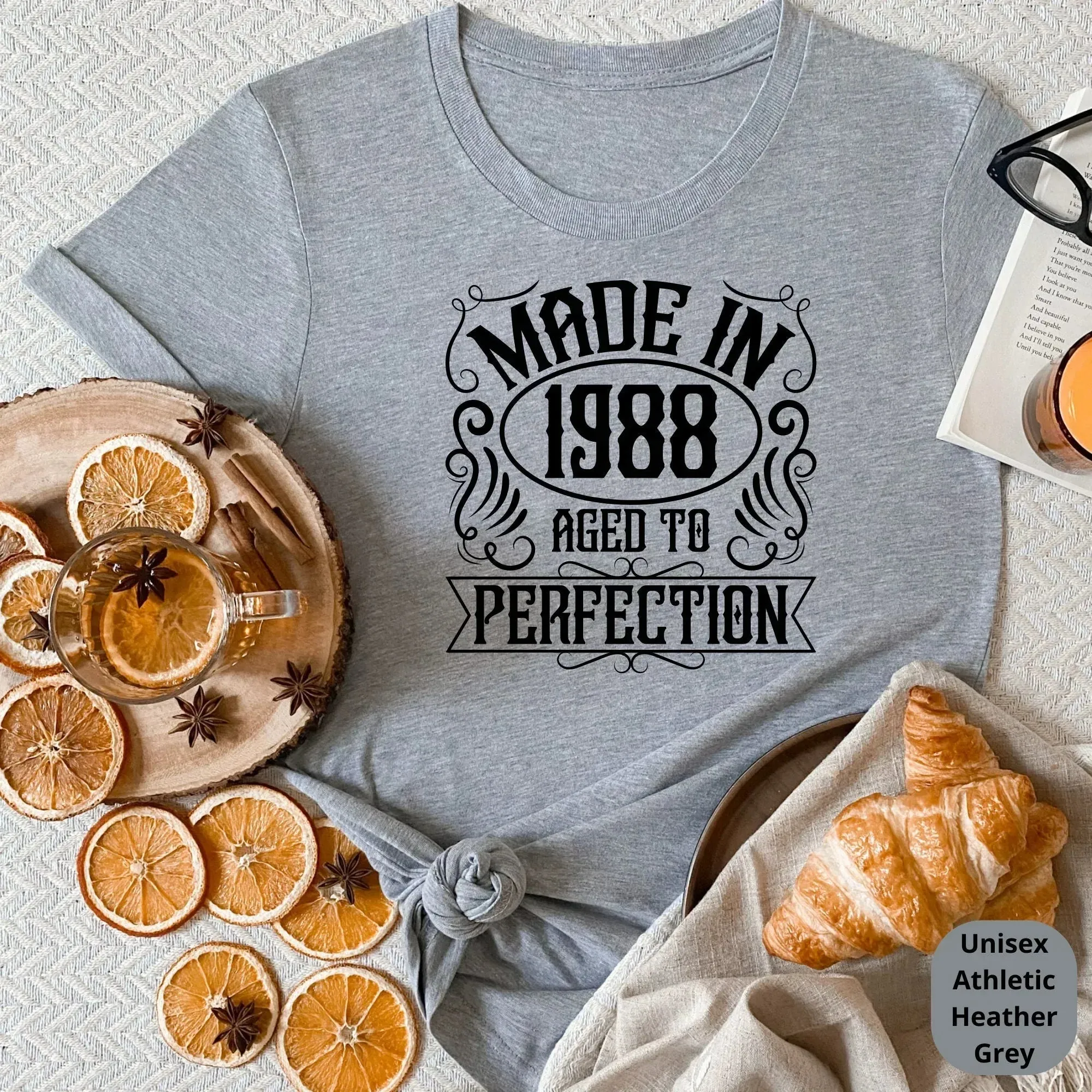 35th Birthday Shirt, Vintage 1988 Shirt, Thirty Fifth Birthday Gift