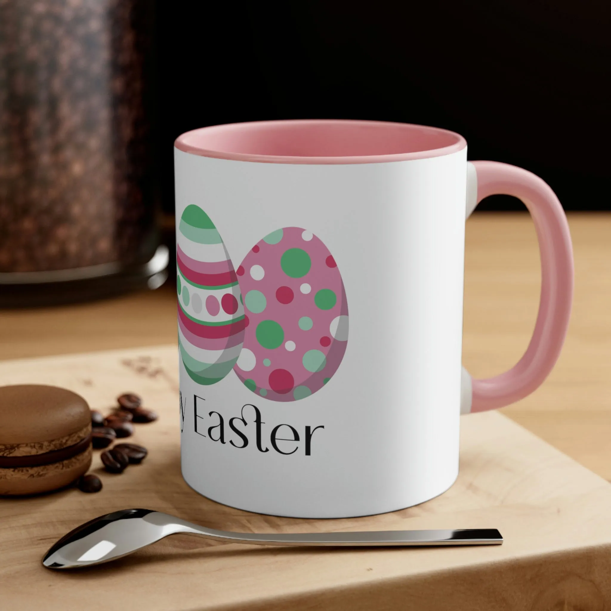 Abrosexual Flag Accent Coffee Mug Easter Festival - Happy Easter