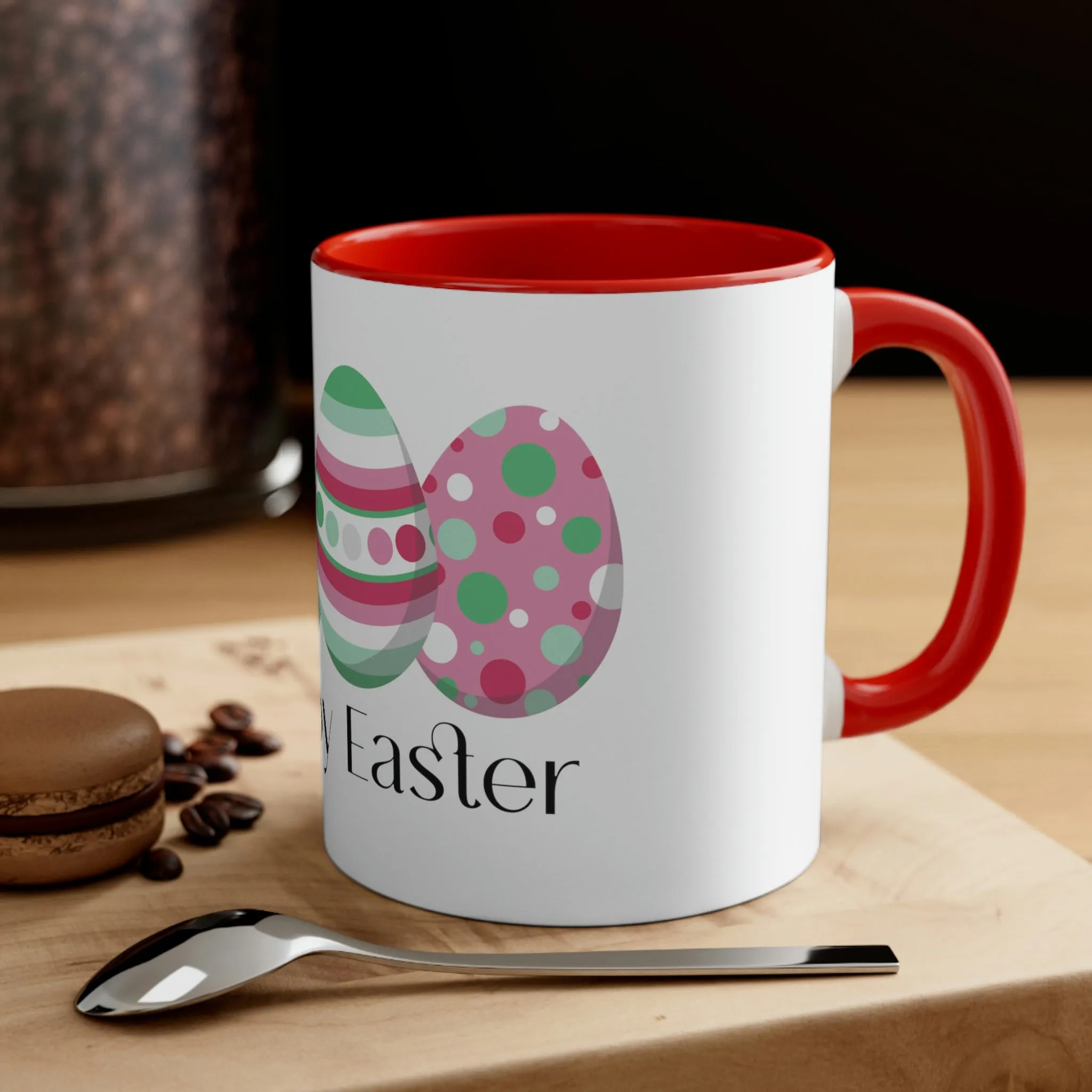 Abrosexual Flag Accent Coffee Mug Easter Festival - Happy Easter