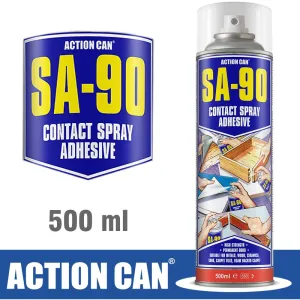 ACTION CAN SA-90 HIGH TEMP 500ML CONTACT SPRAY ADHESIVE CAN32855