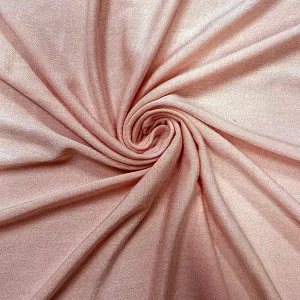 Apricot Solid Rayon Spandex Jersey Knit Fabric