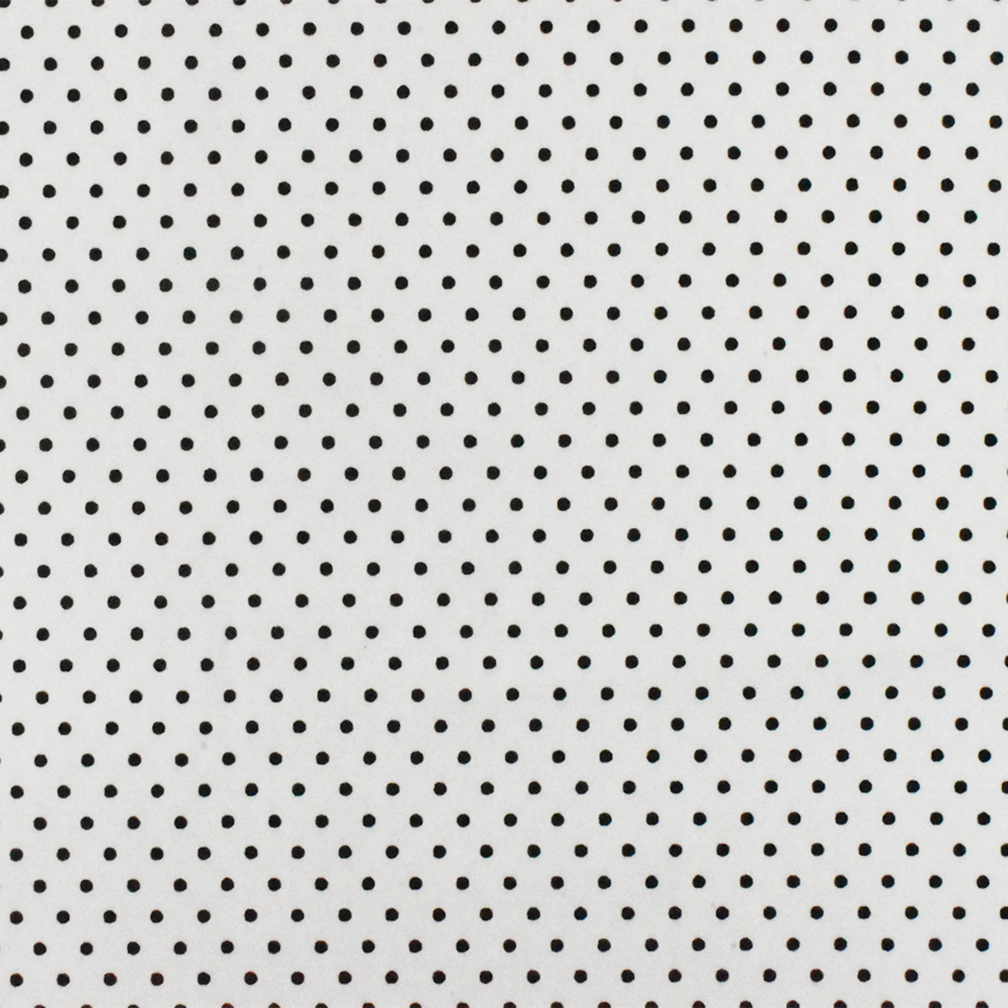 Black-White Dot Printed Stretch Cotton Spandex Twill Sateen Fabric