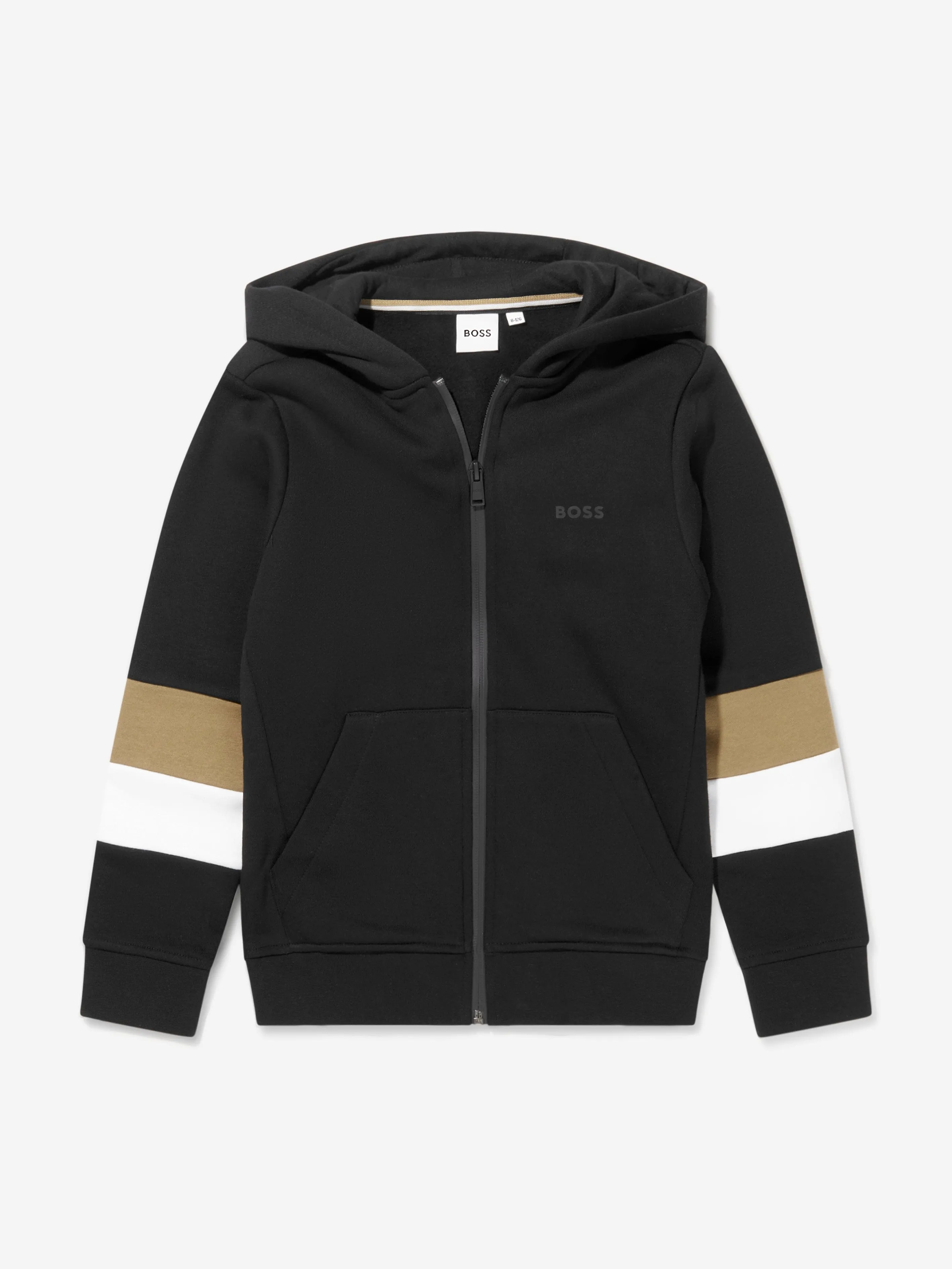 BOSS Boys Branded Zip Up Top