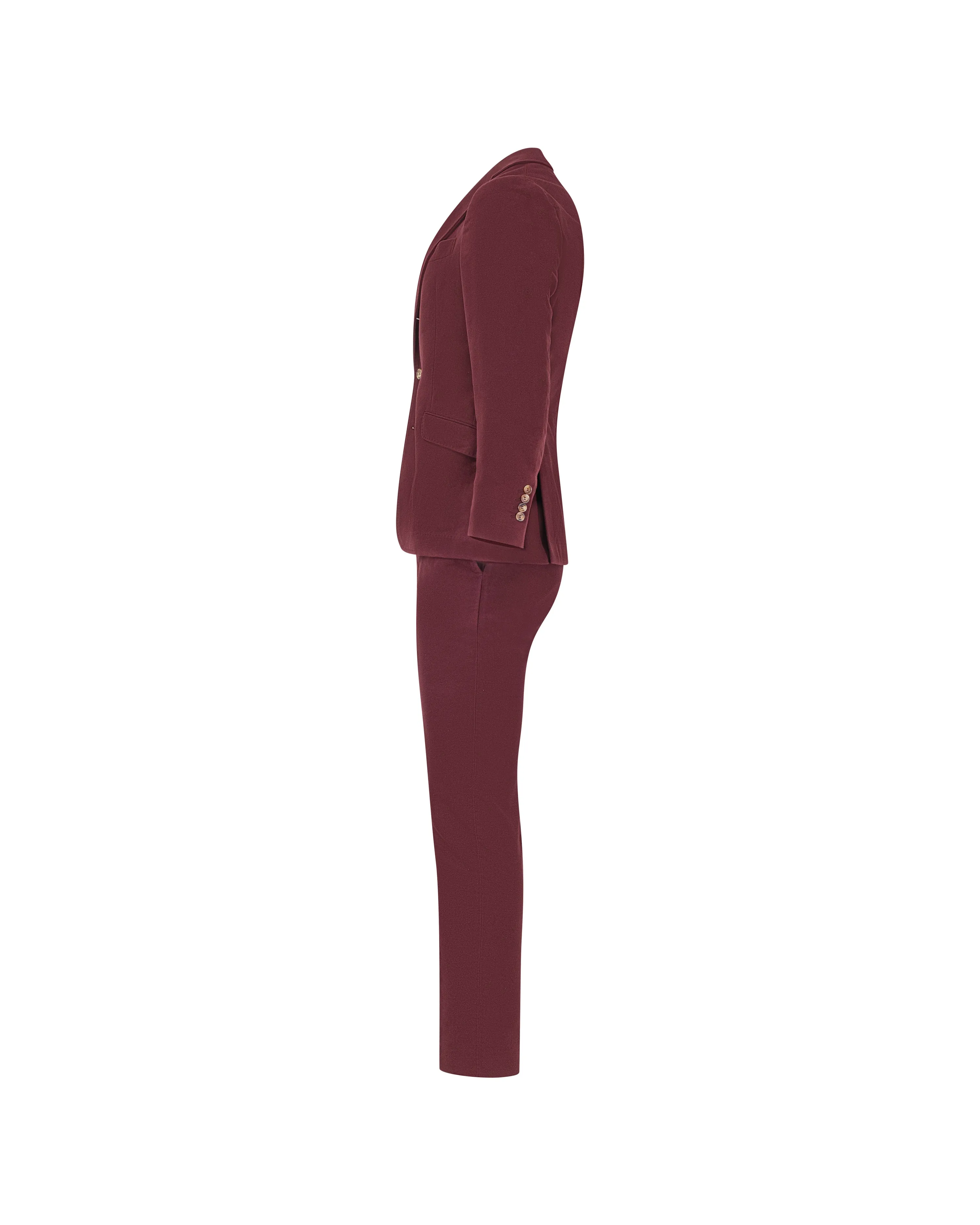 Brunello Cucinelli New Men’s 2pc Maroon Suit