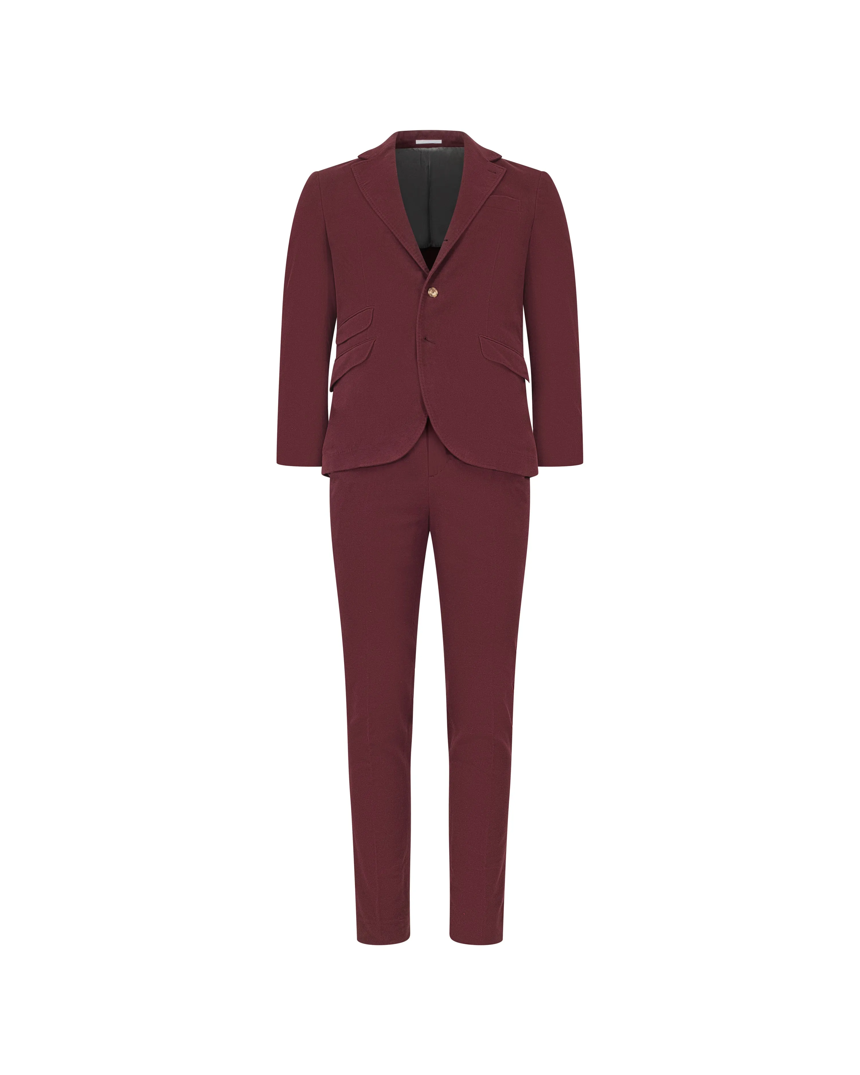 Brunello Cucinelli New Men’s 2pc Maroon Suit