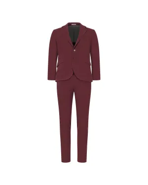 Brunello Cucinelli New Men’s 2pc Maroon Suit