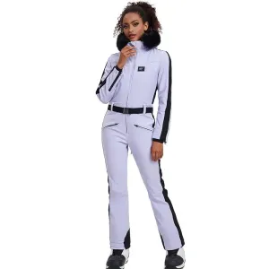 Chic One-piece Ski Suits Women Slim Fit Snowsuits