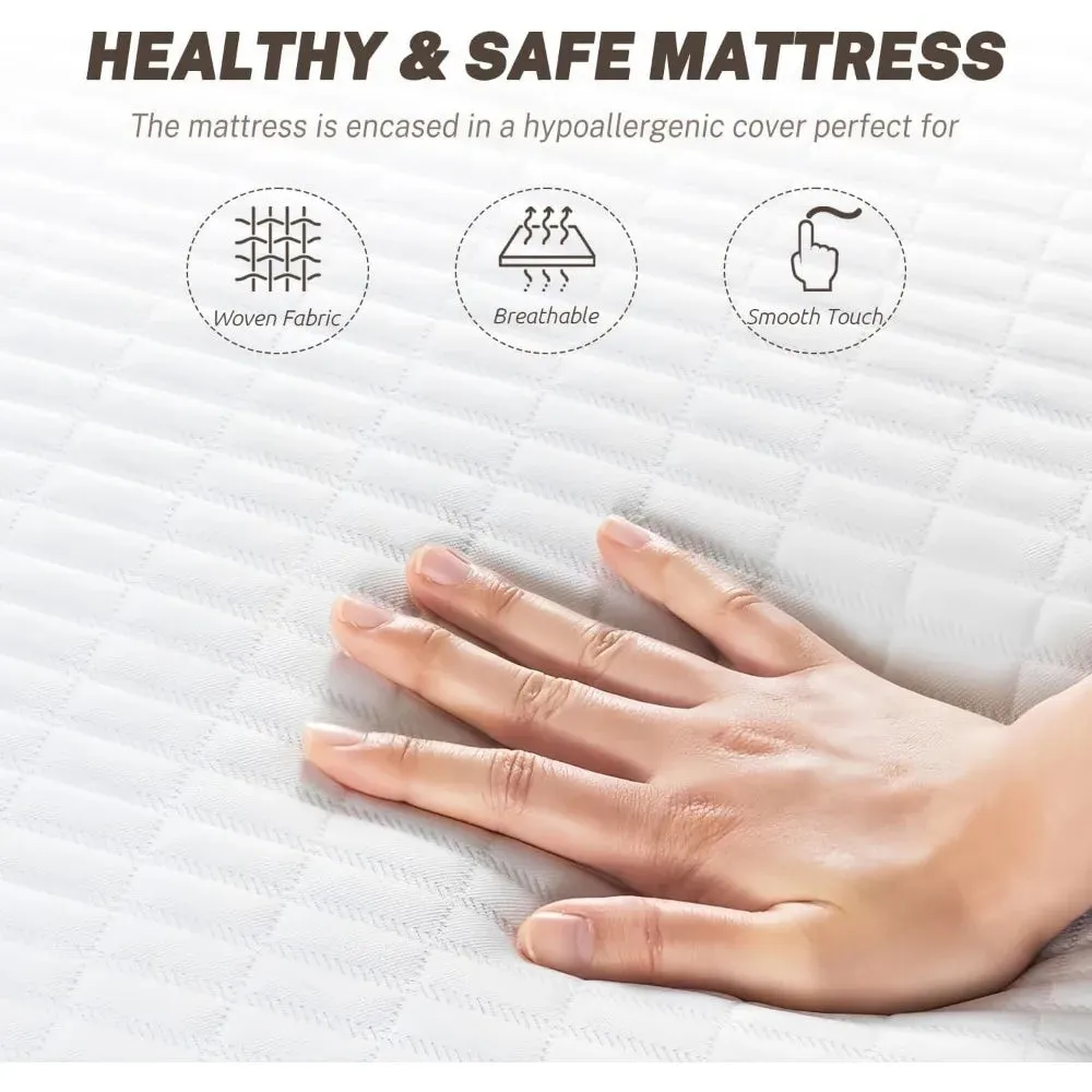 CoolComfort Gel-Infused Memory Foam Mattress - Queen Size