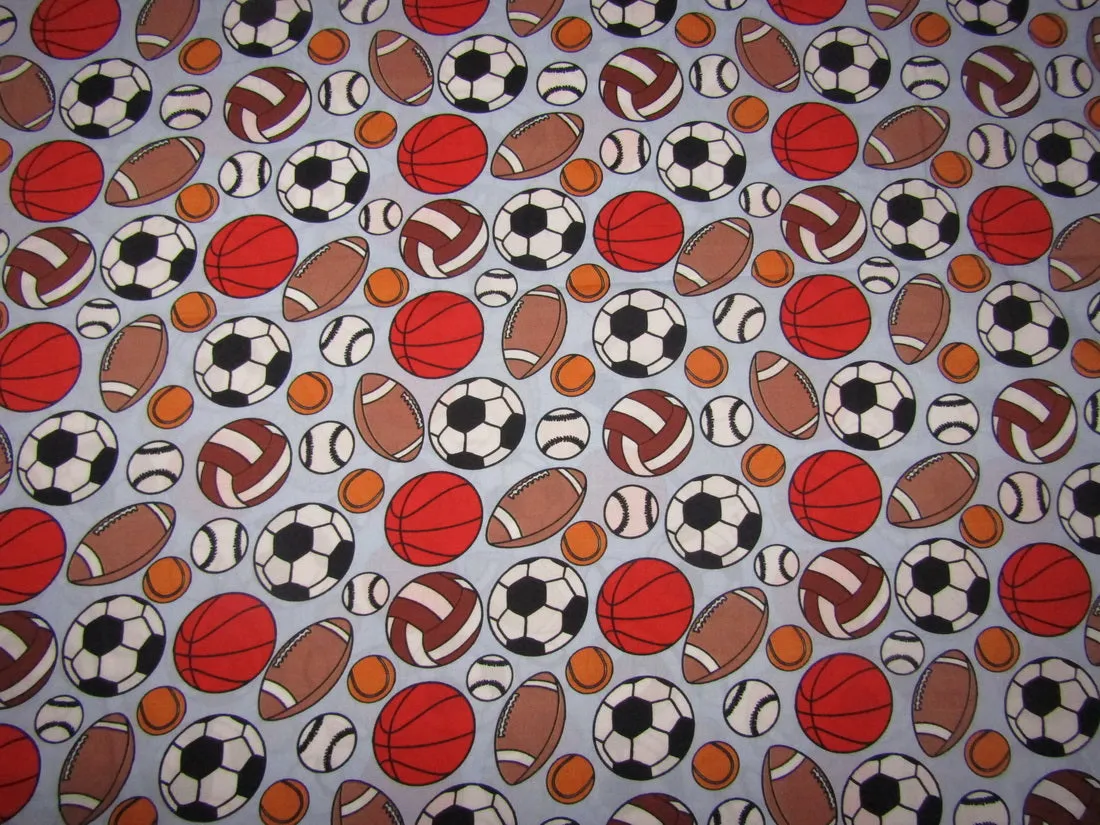 COTTON POPLIN BABY PRINT BALLS 58&quot; WIDE