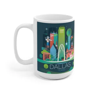 DALLAS 11 OZ OR 15 OZ CERAMIC MUG