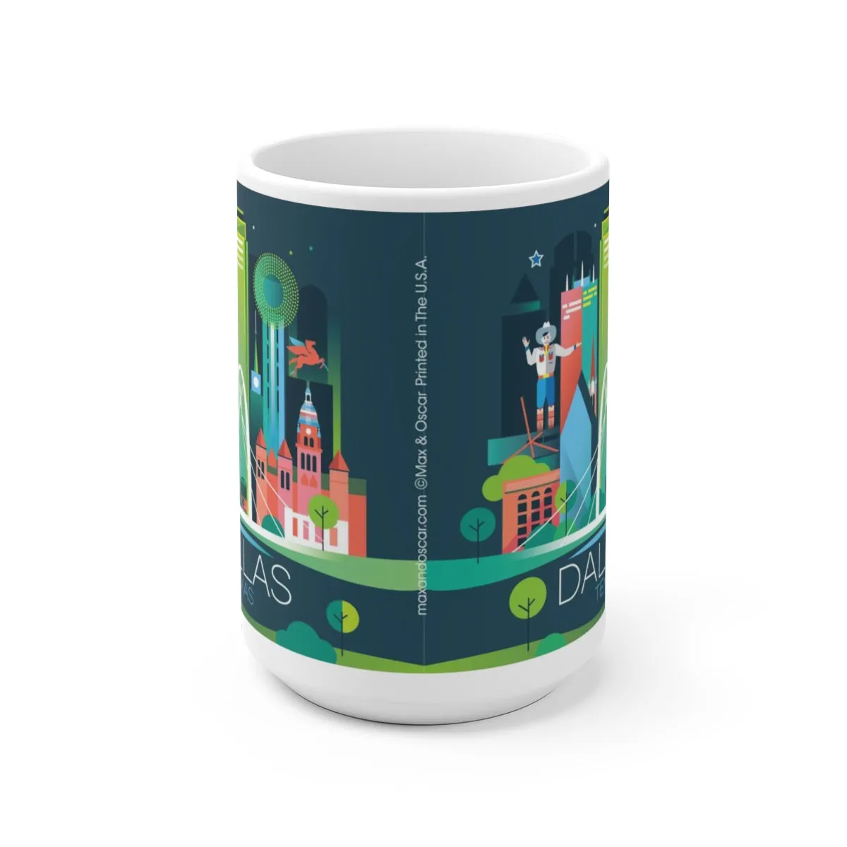 DALLAS 11 OZ OR 15 OZ CERAMIC MUG