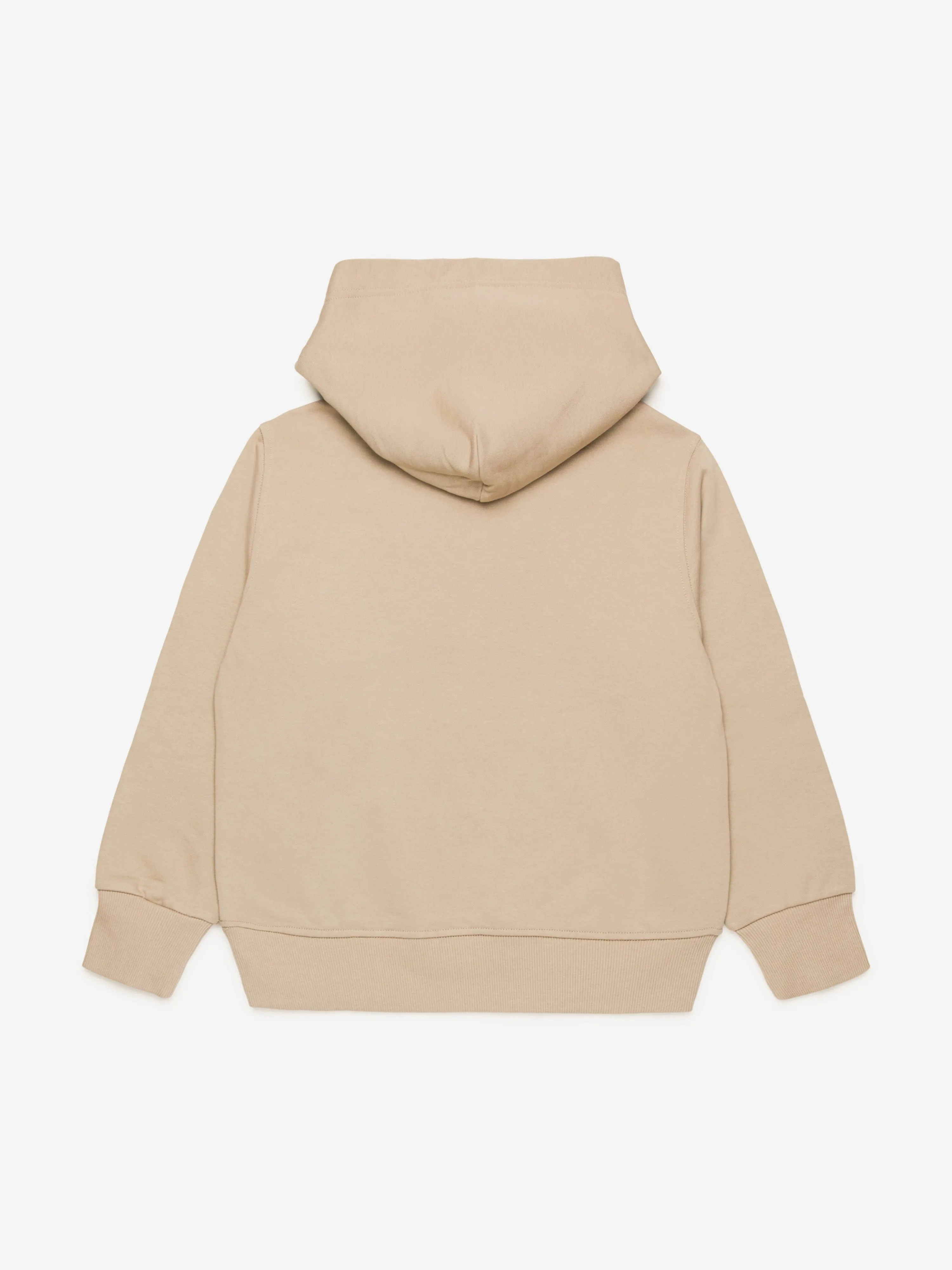 Diesel Kids Logo Hoodie in Beige