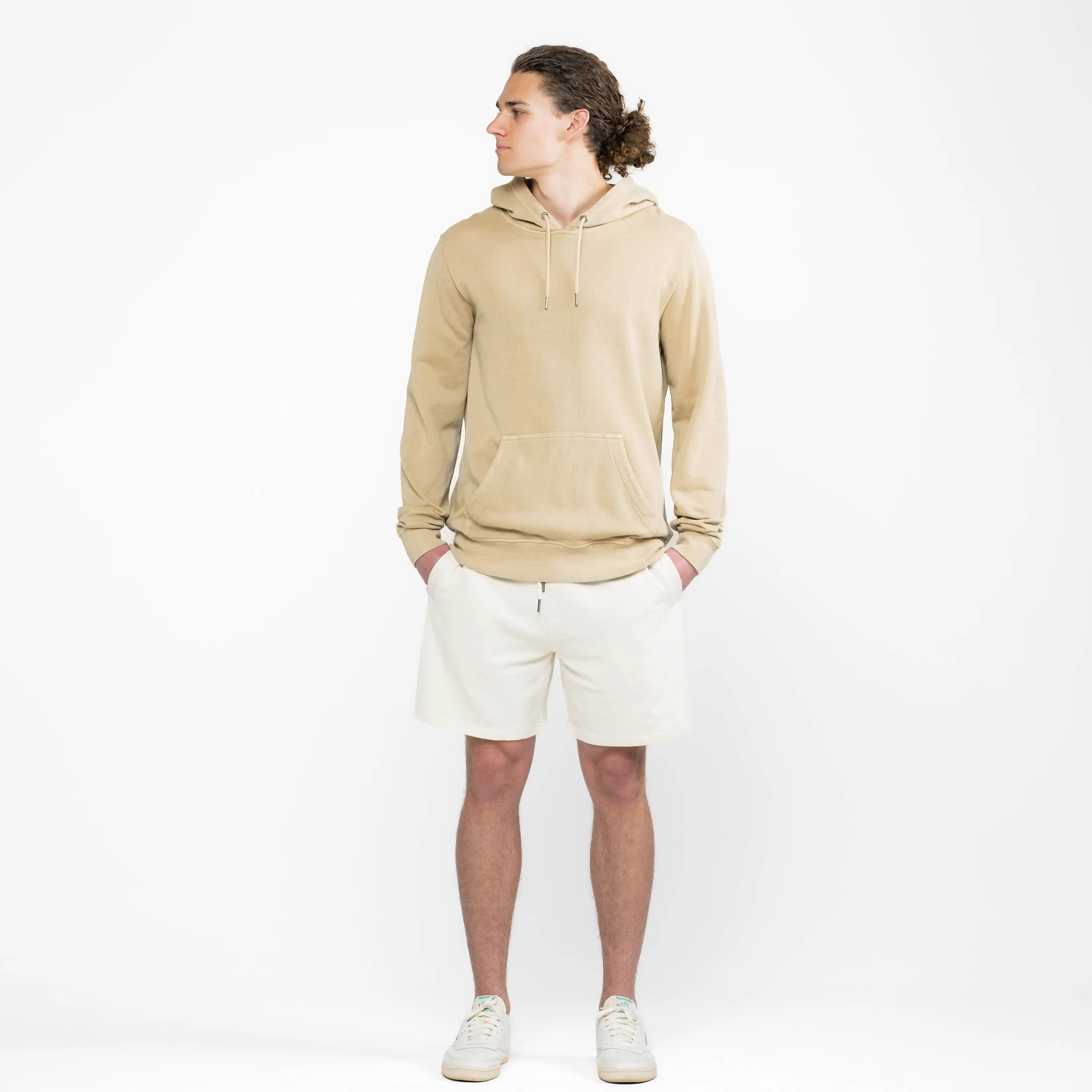 Dune Organic Cotton French Terry Hooded Sweatshirt