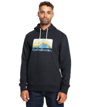 Gradient Mountains Hoodie in Black