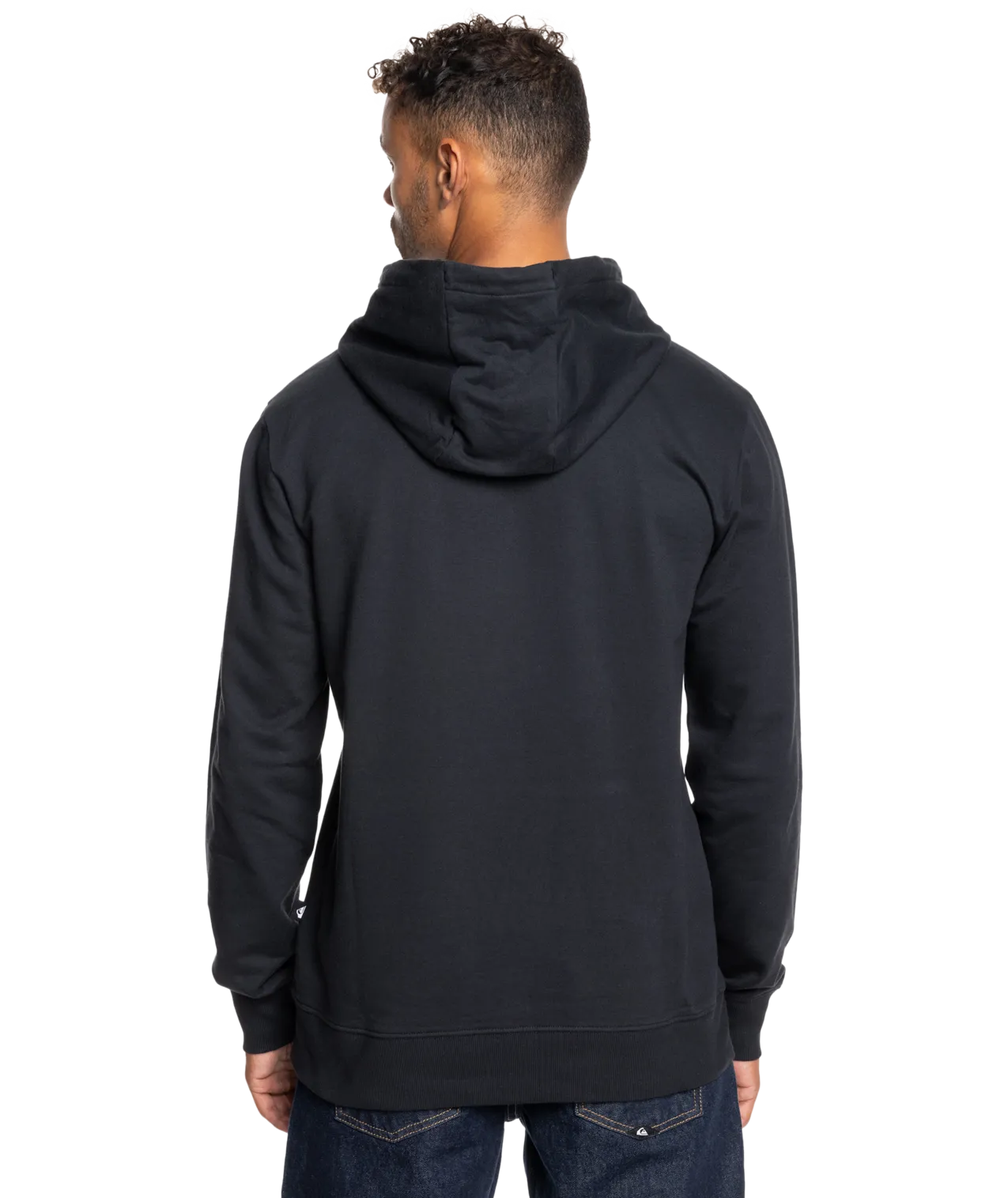 Gradient Mountains Hoodie in Black