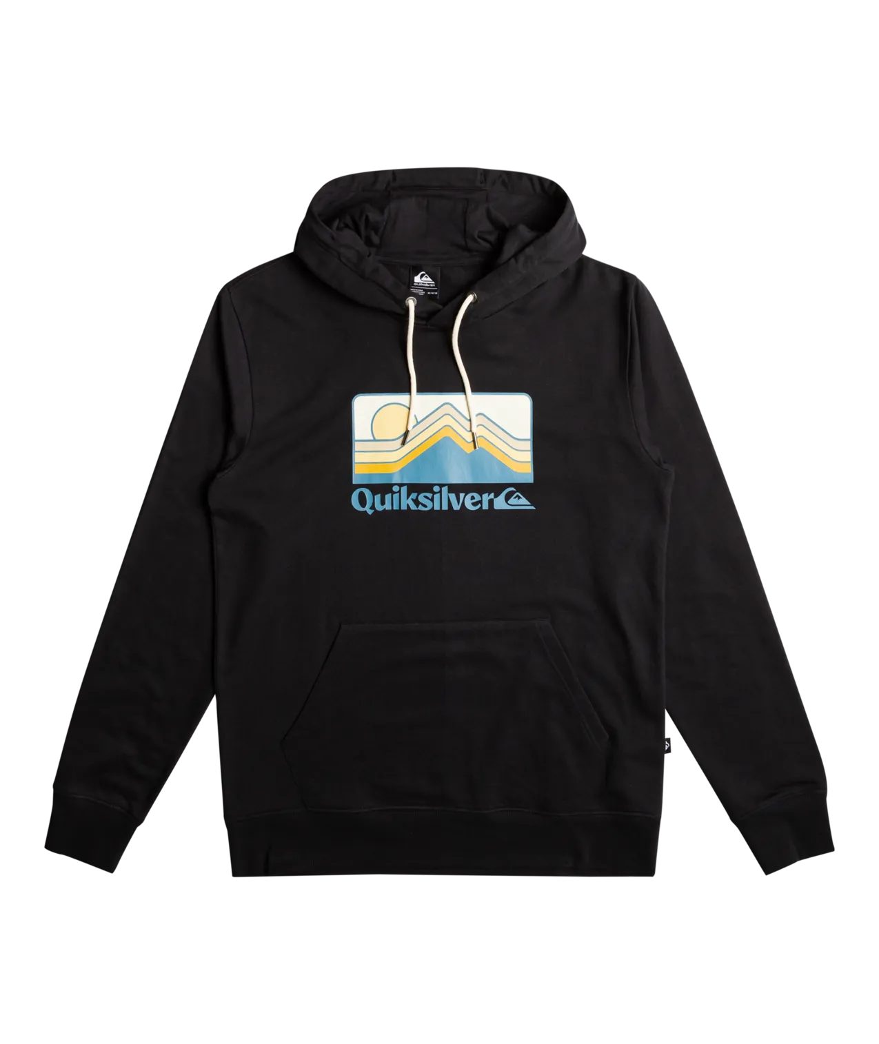 Gradient Mountains Hoodie in Black