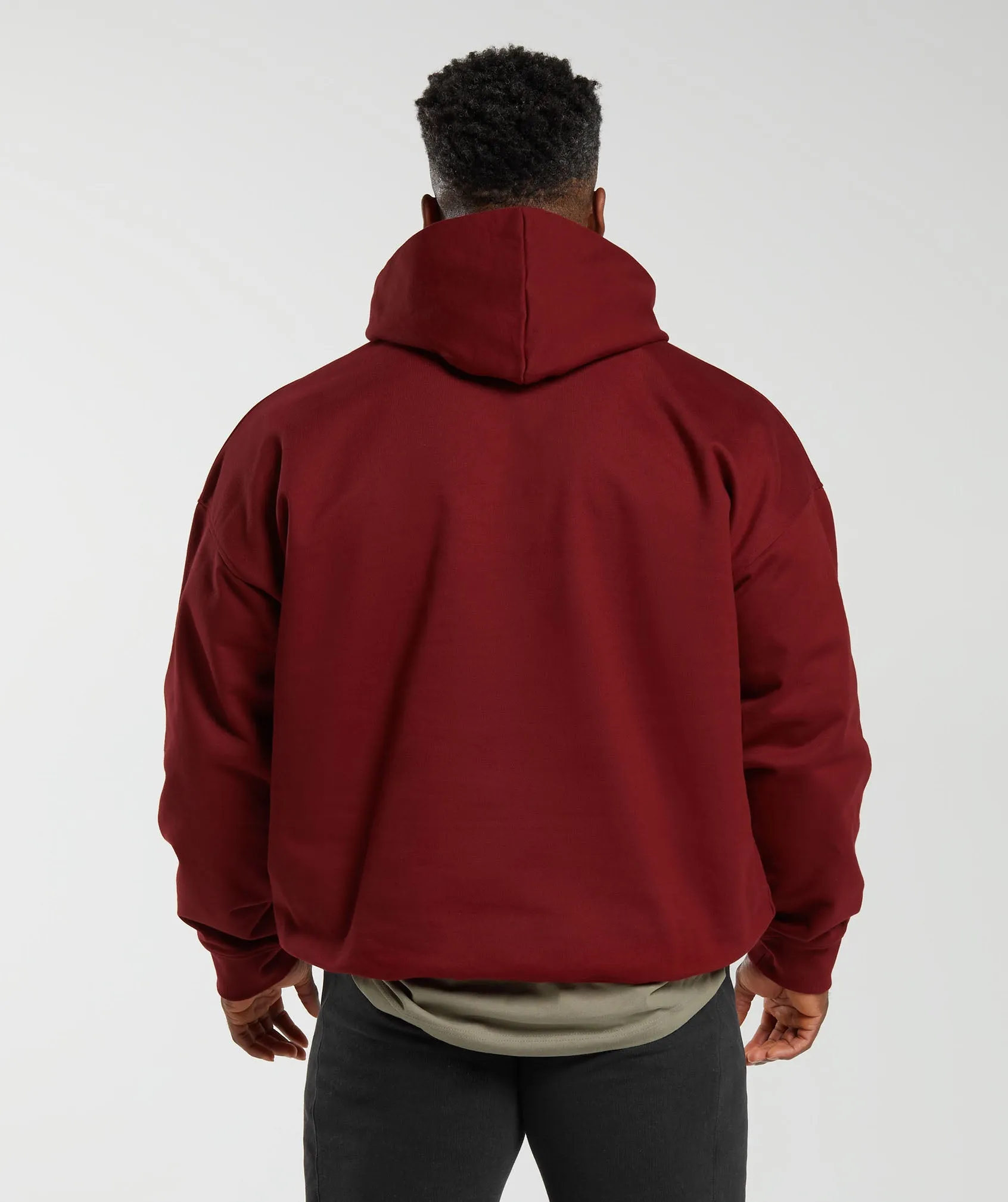 Gymshark Pump Cover Hoodie - Spiced Red