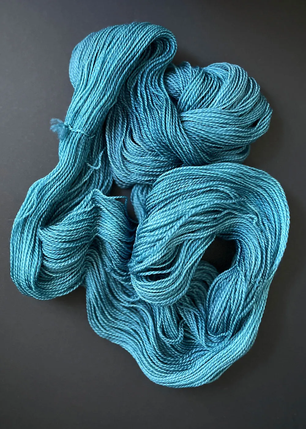 Heather Weir. 4ply Corriedale, Duck Egg