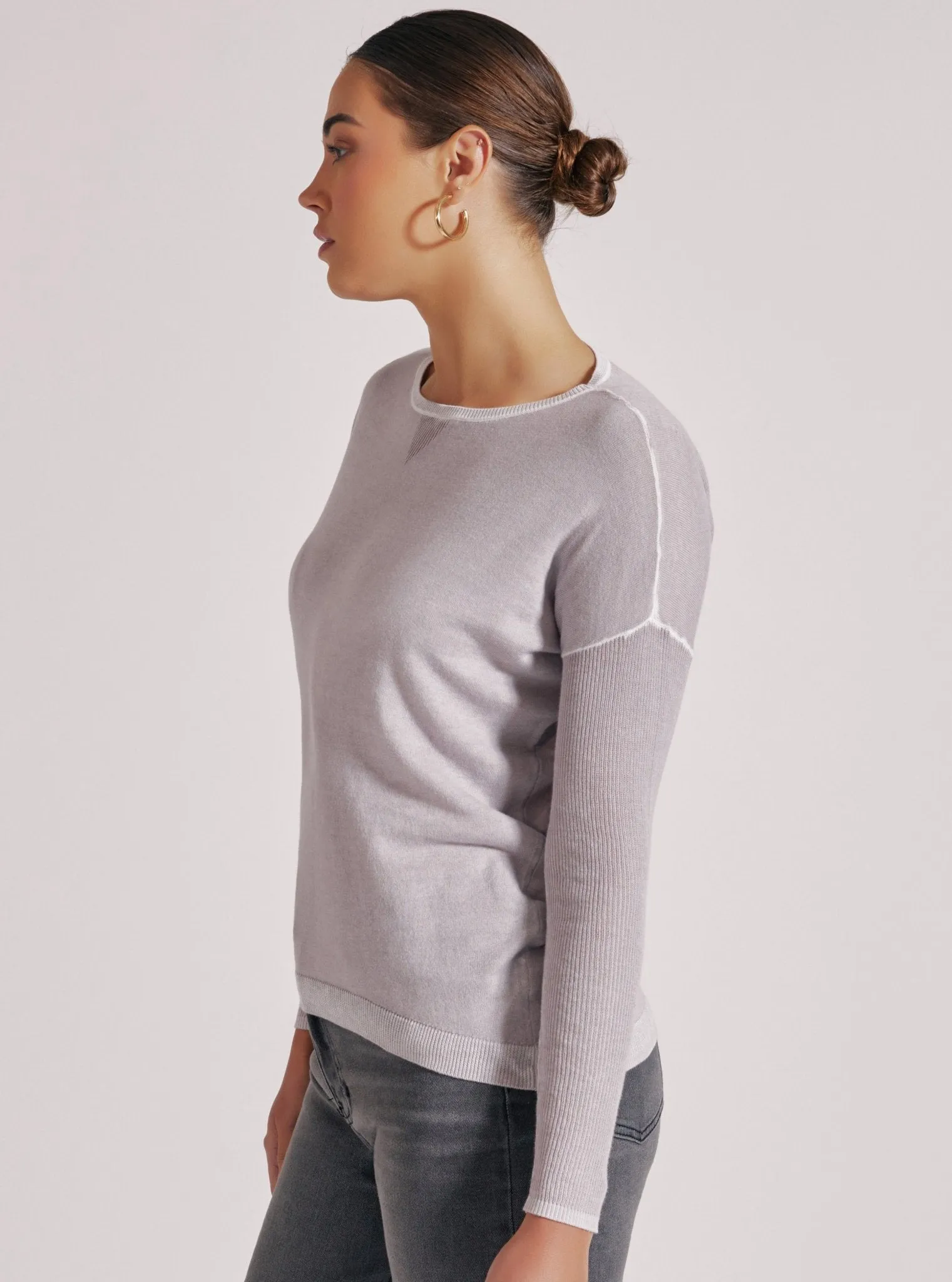 Huntress Boyfriend Sweater - Raindrops