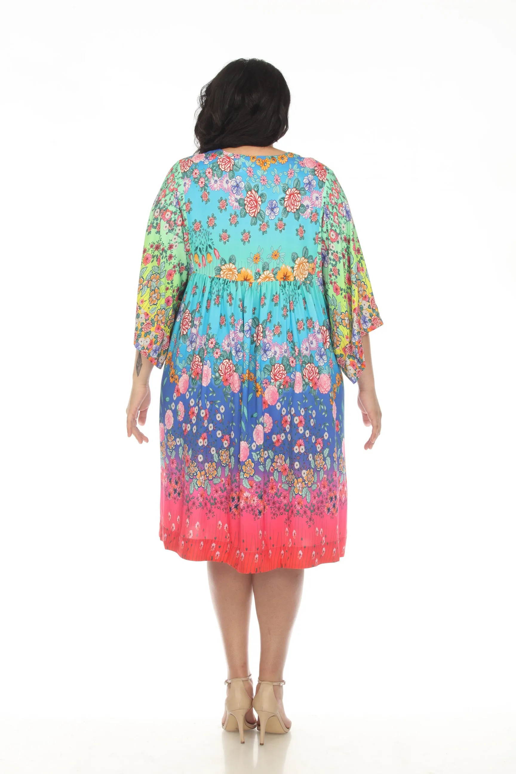 Johnny Was Mila Easy Swim Cover-Up Dress Plus Size CSW9023AJX