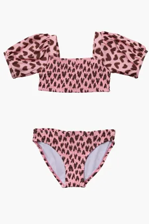 Kids Swimsuit Snapper Rock Wild Puff Sleeve