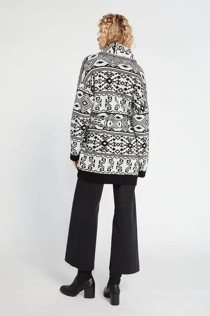 Look By M Belted Aztec Cardigan MSF3209