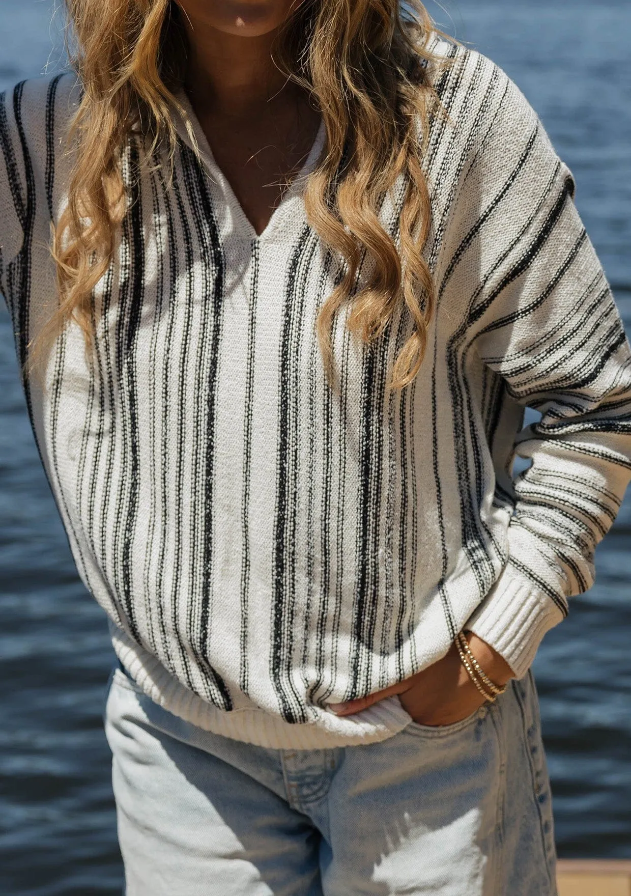 Maisie Striped Hoodie