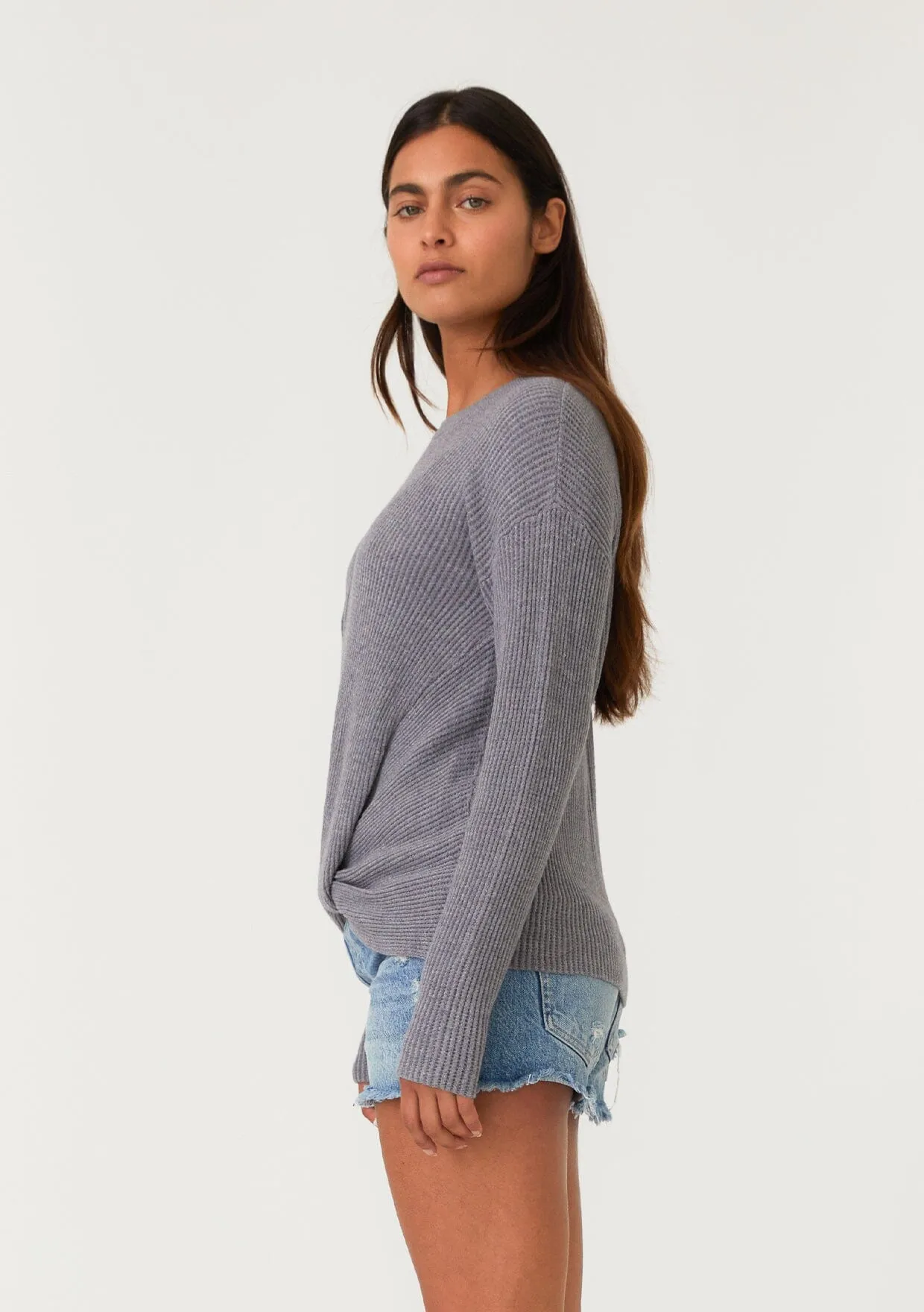 Mollie Twist Front Sweater