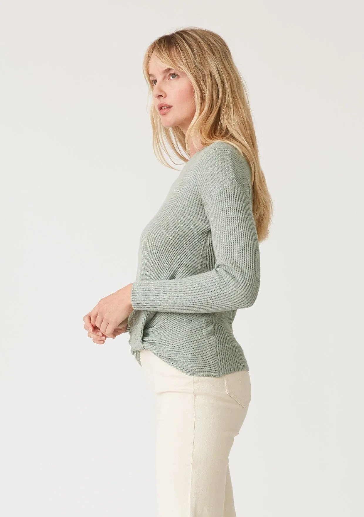 Mollie Twist Front Sweater