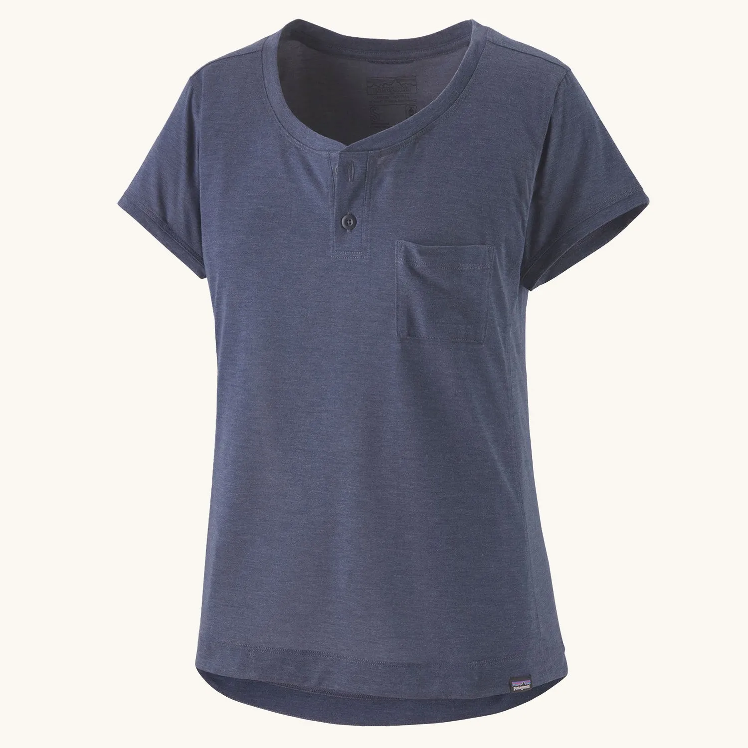 Patagonia Women's Capilene Cool Trail Bike Henley Top - Classic Navy