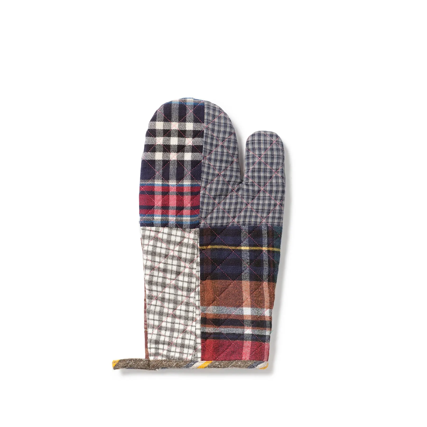 Patchwork Flannel Oven Mitt