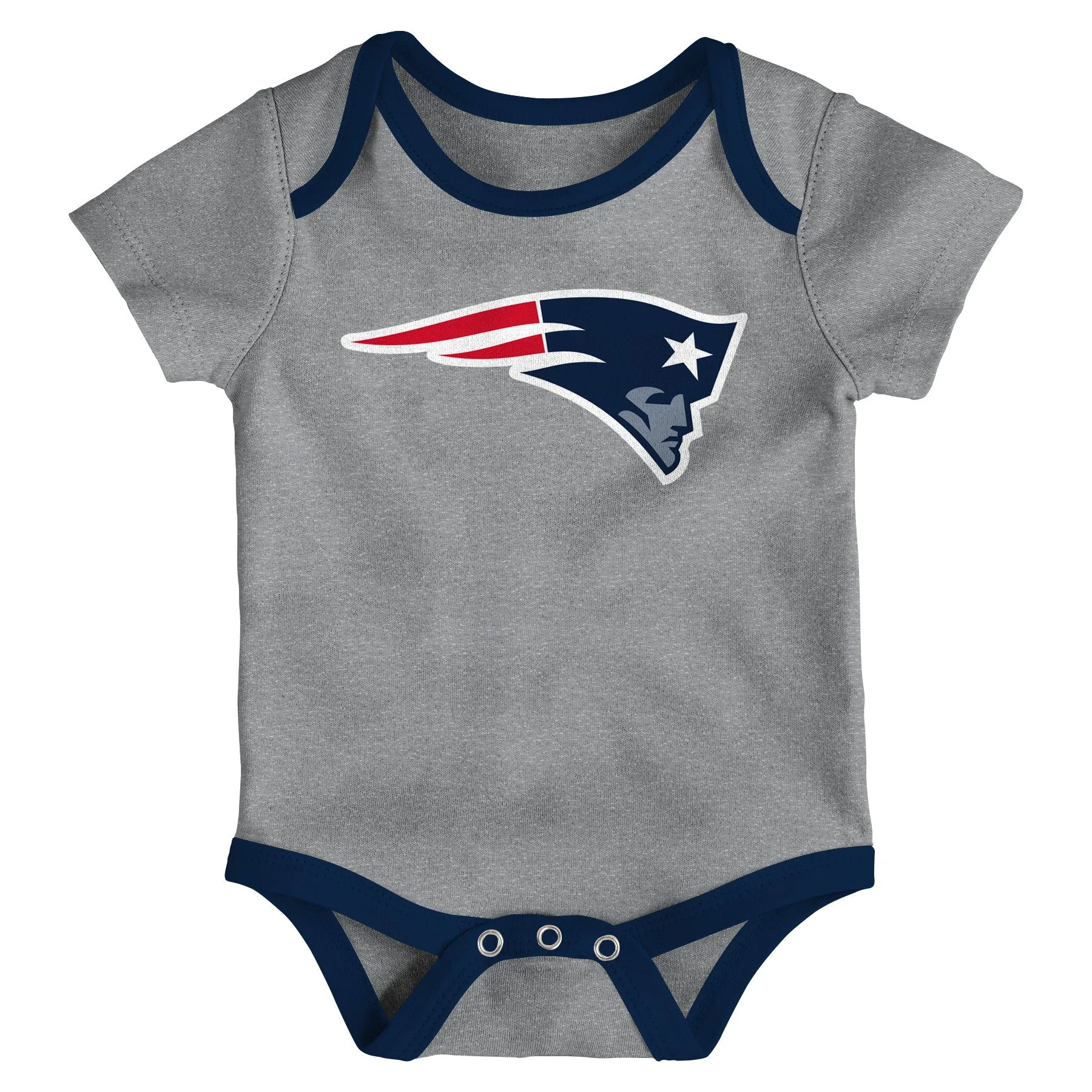 Patriots Let's Go 3-Pack Bodysuit Set