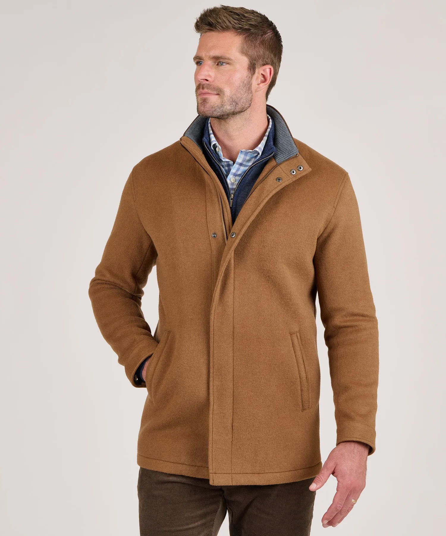 Peter Millar Crown Flex Fleece City Coat