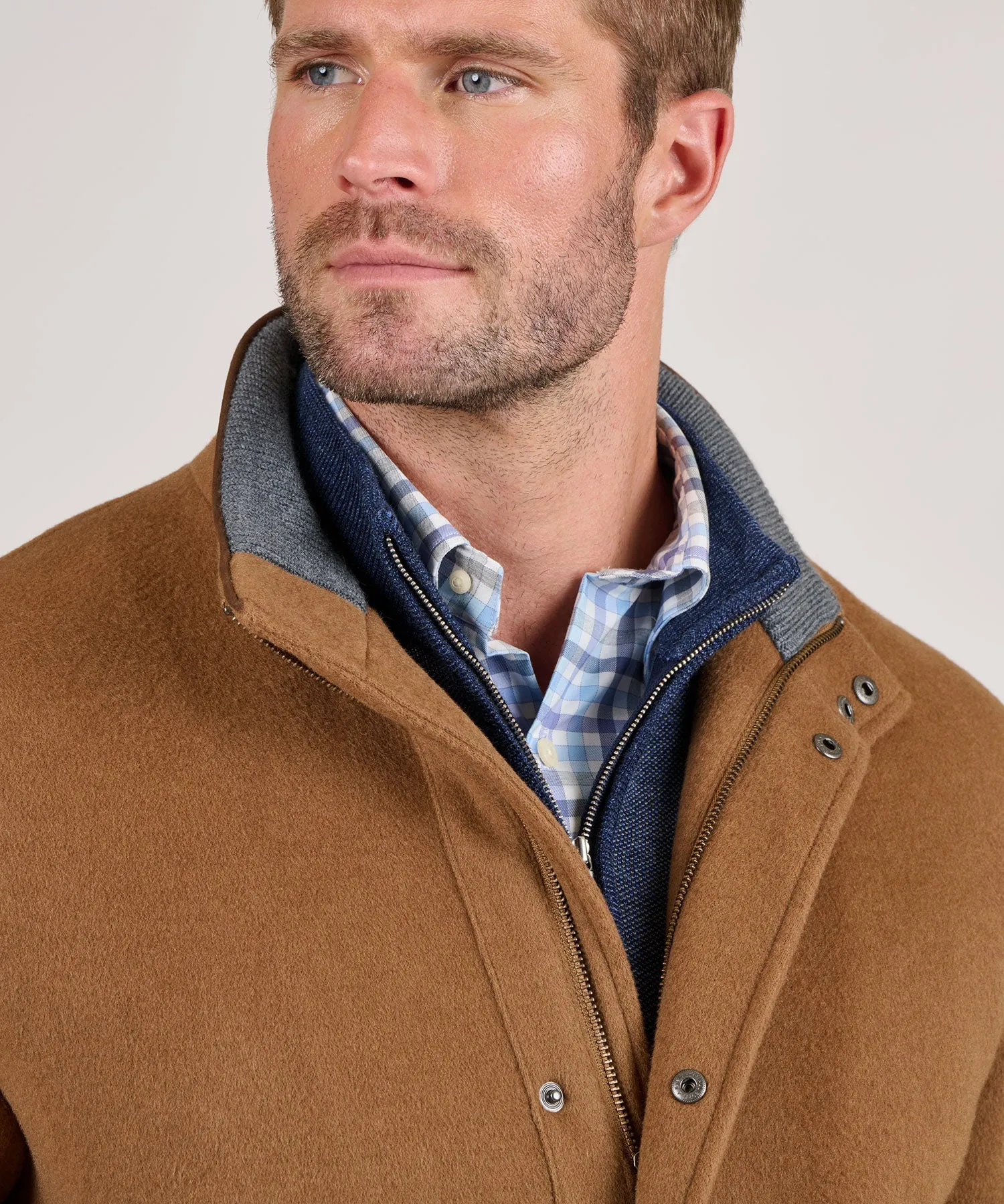 Peter Millar Crown Flex Fleece City Coat