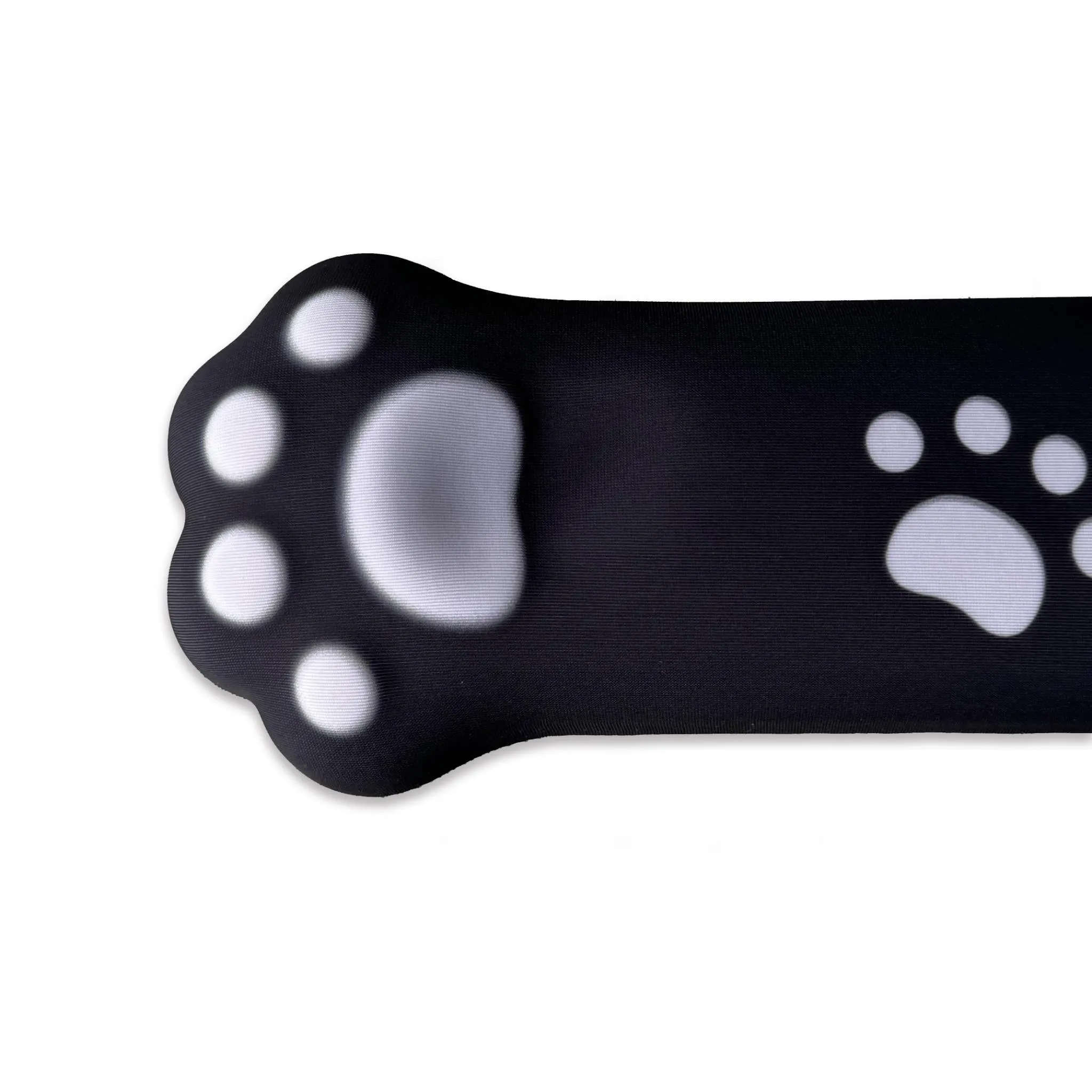 Playmax Paw Print Wrist Rest (Black/White)