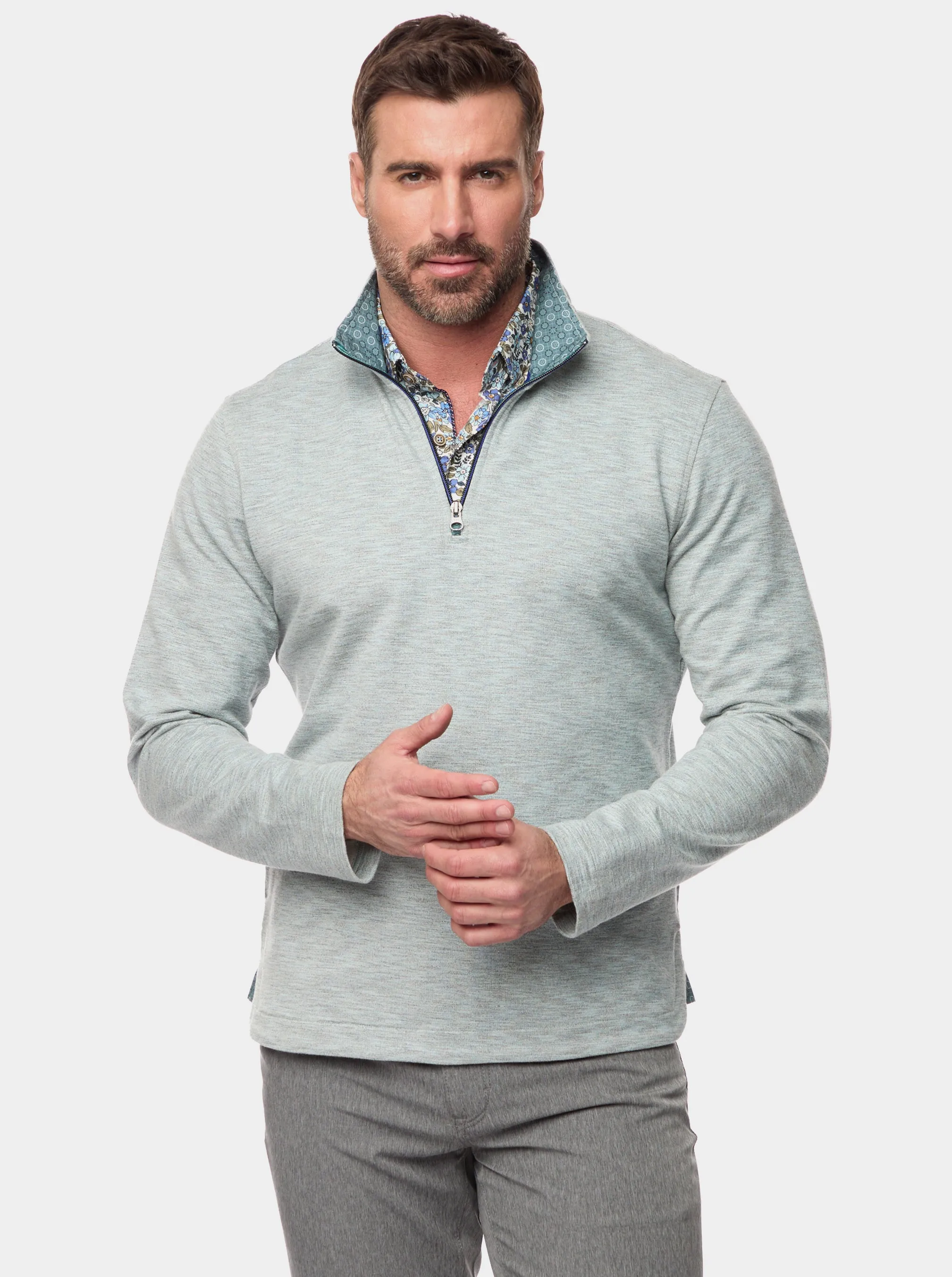 REMO LONG SLEEVE 1/4 ZIP SHIRT