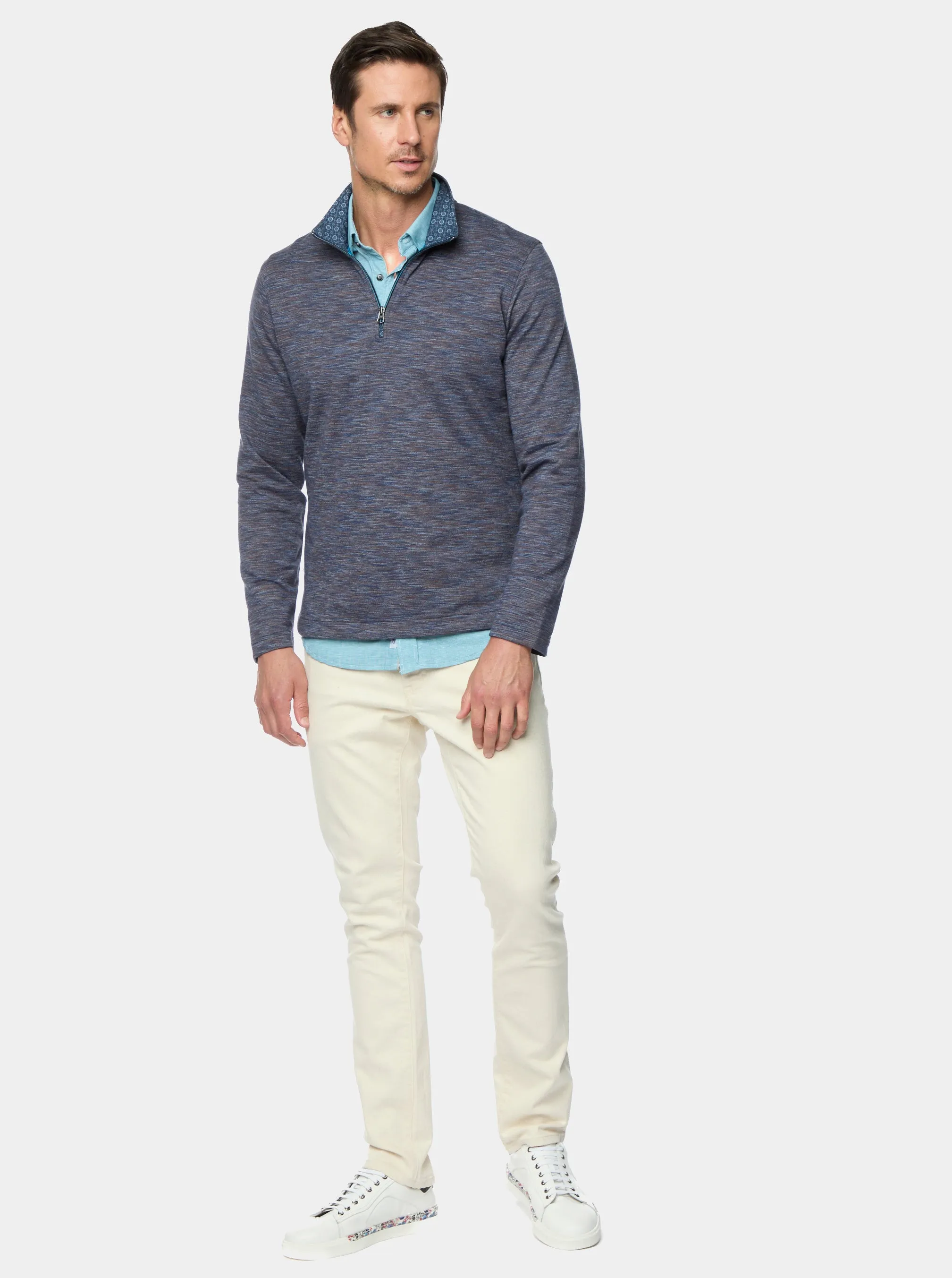 REMO LONG SLEEVE 1/4 ZIP SHIRT