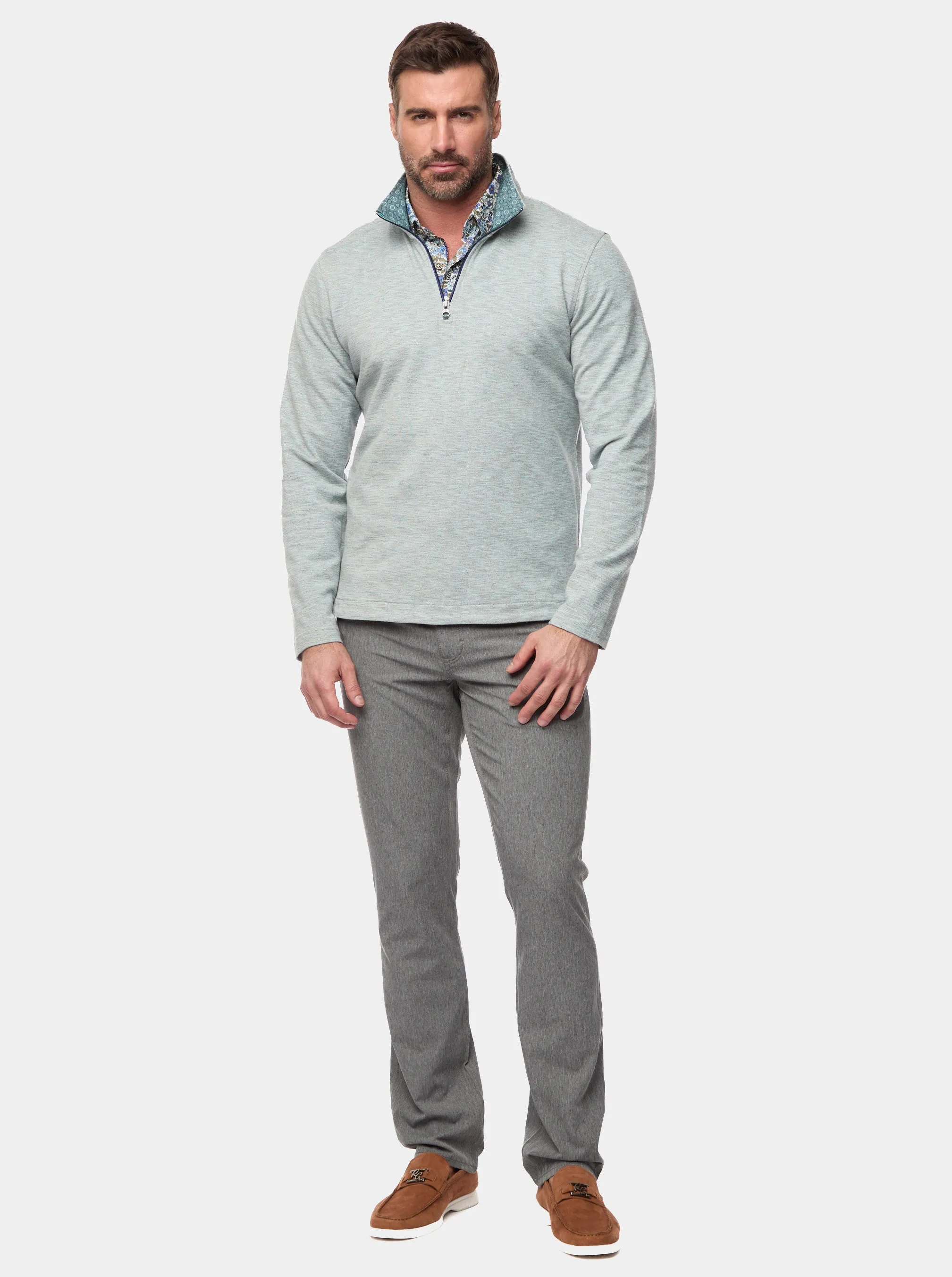 REMO LONG SLEEVE 1/4 ZIP SHIRT