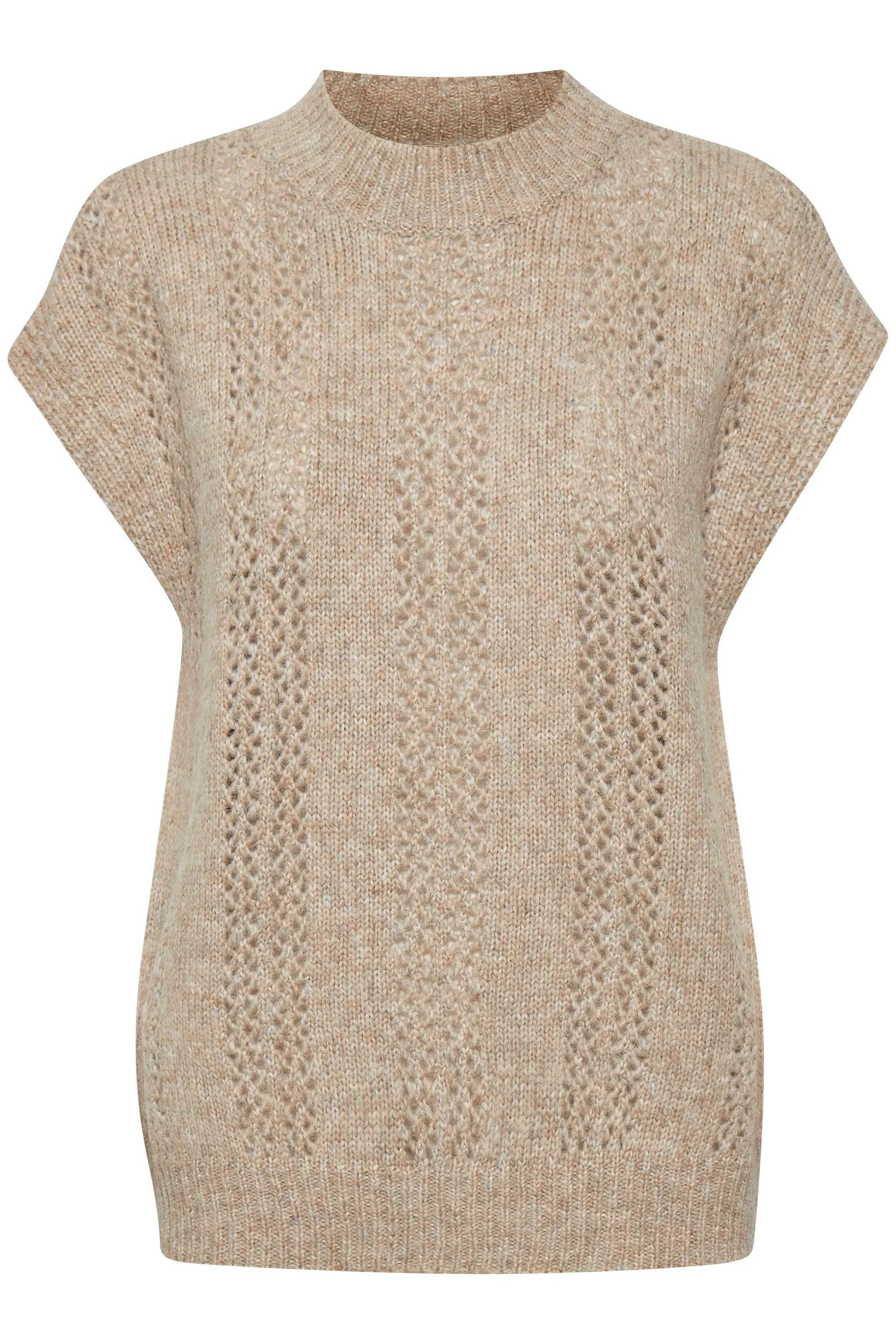 Saint Tropez Dasie Knitted Vest Top / Tank Top Neutral