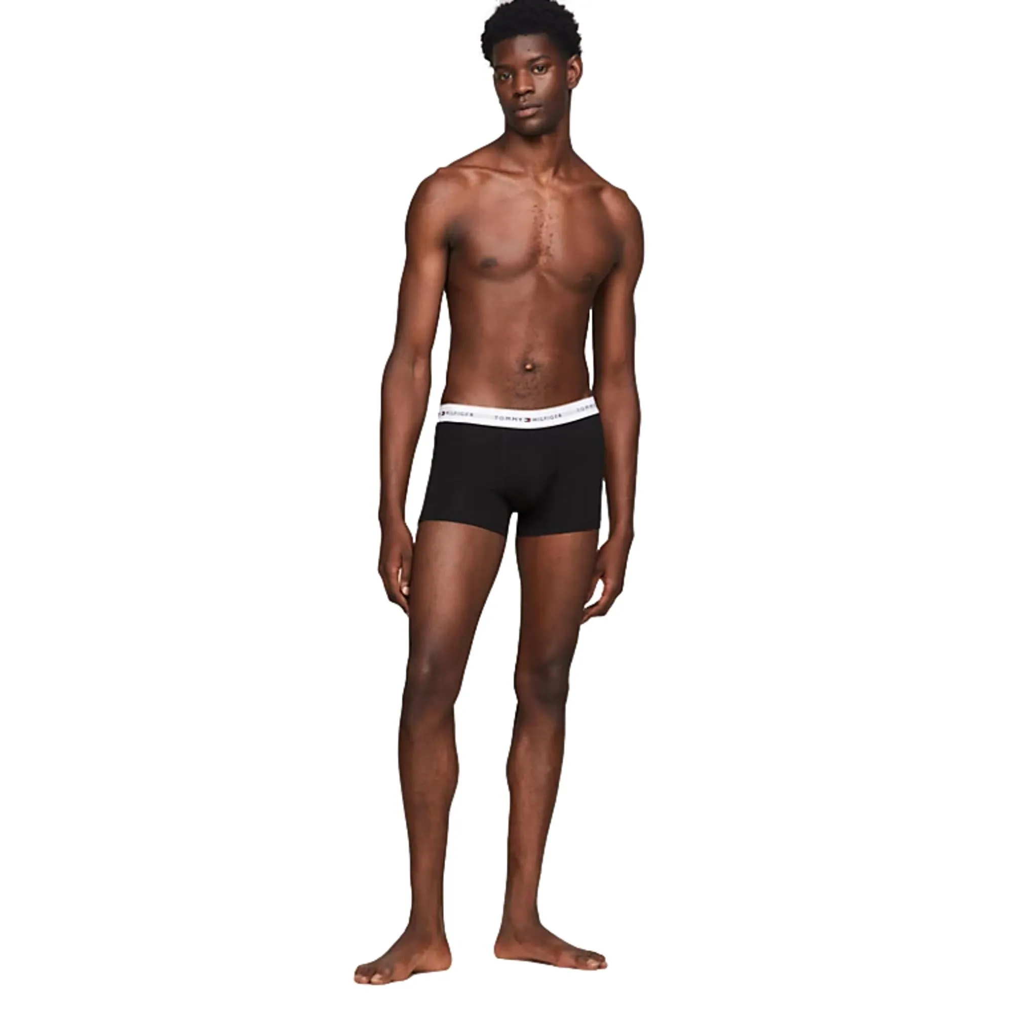 Tommy Hilfiger Signature Cotton Essential Trunk 5 Pack - Black