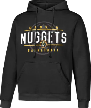 Ultra Game NBA Official Youth Standard Super Soft Get Right Hoodie Sweatshirt, Denver Nuggets, Black|Denver Nuggets