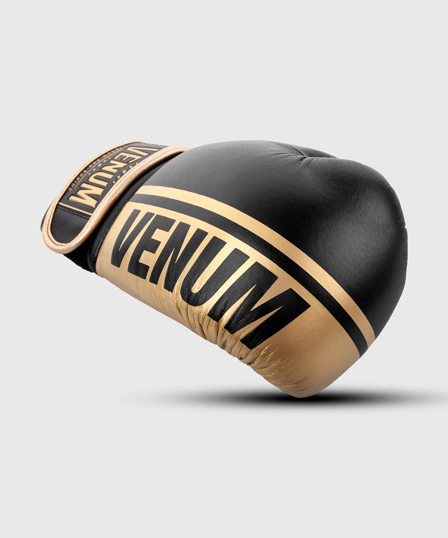 Venum Shield Pro Boxing Gloves Velcro - Black/Gold