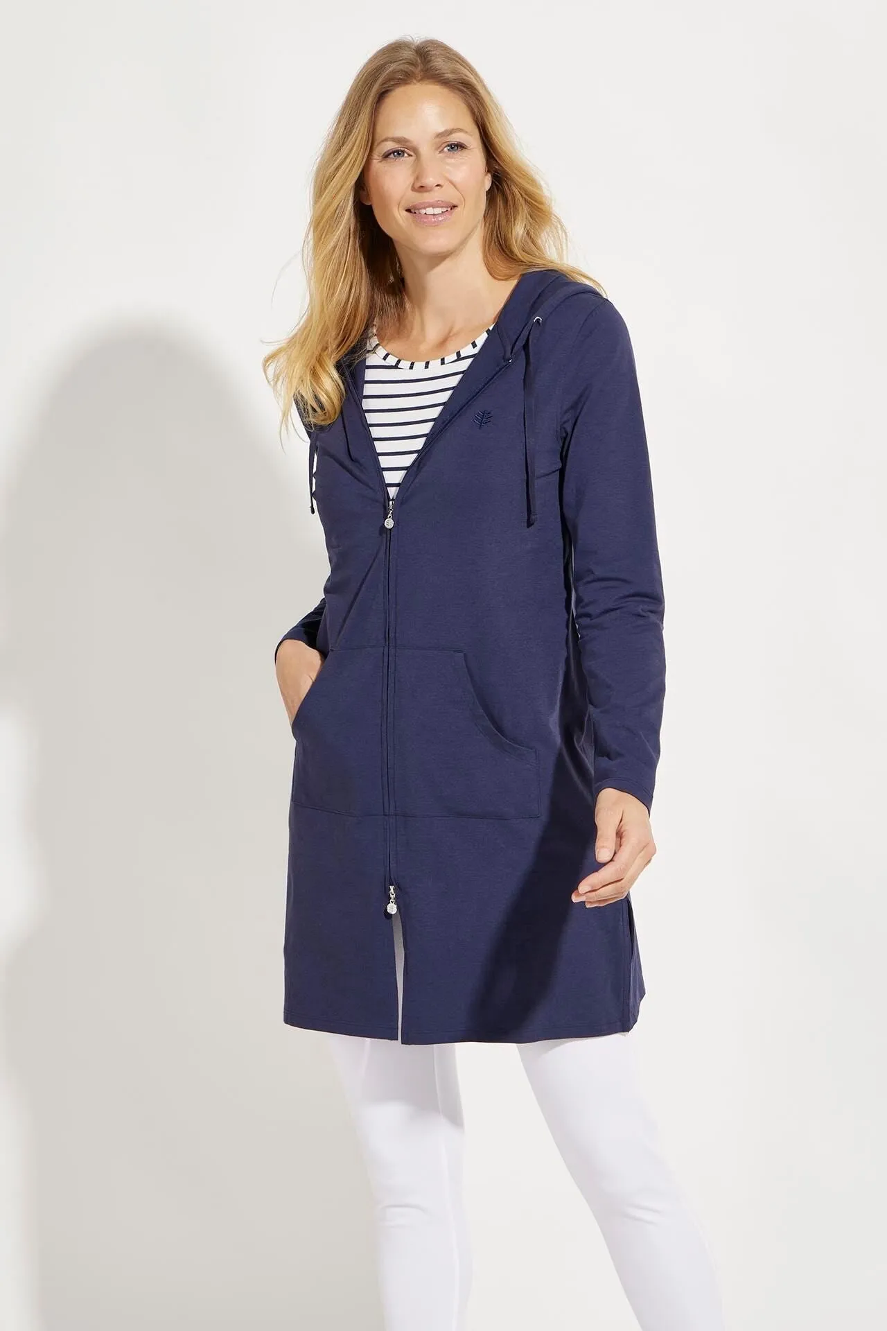 Women's Cabana Hoodie  |  Navy