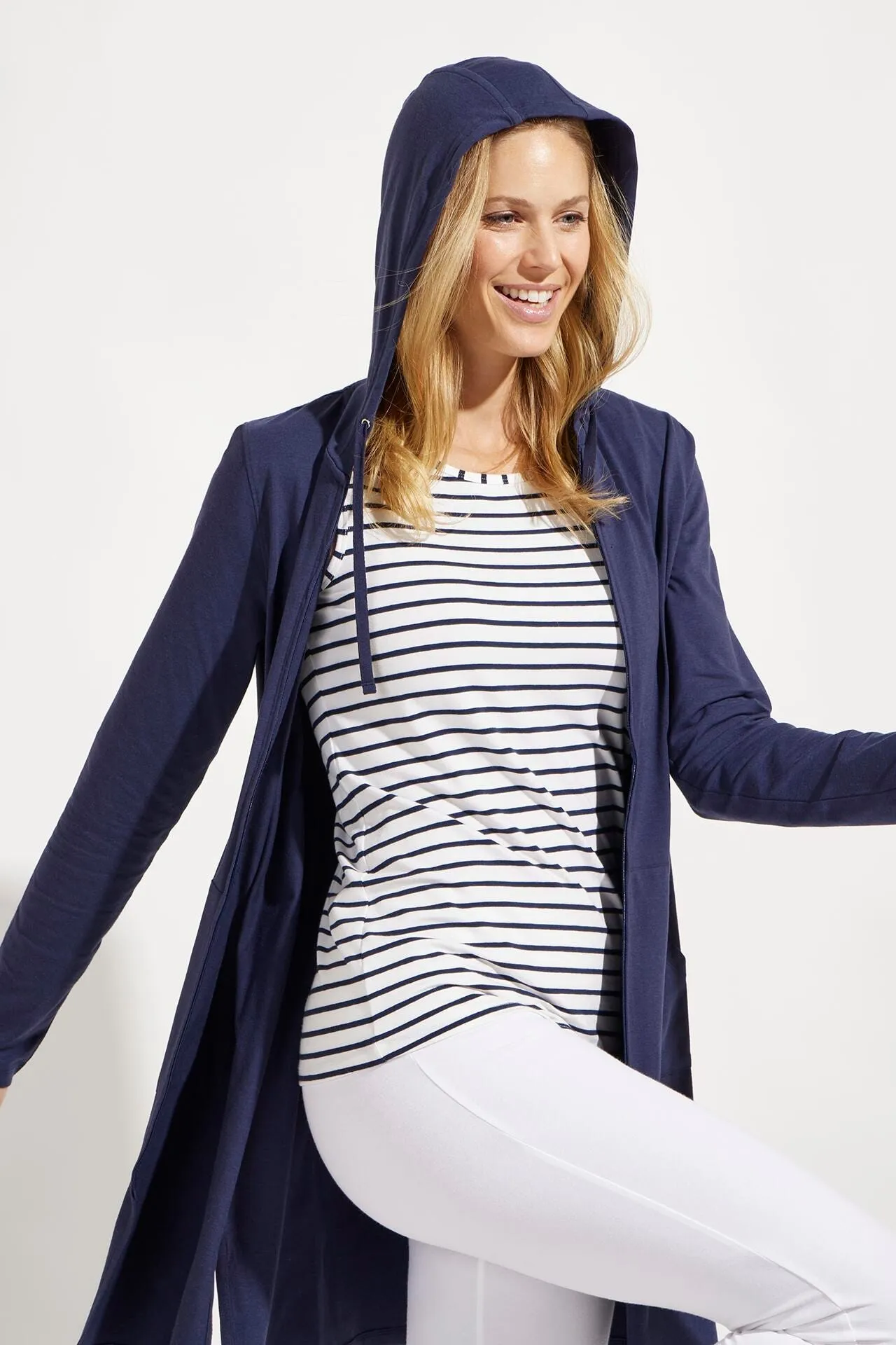 Women's Cabana Hoodie  |  Navy