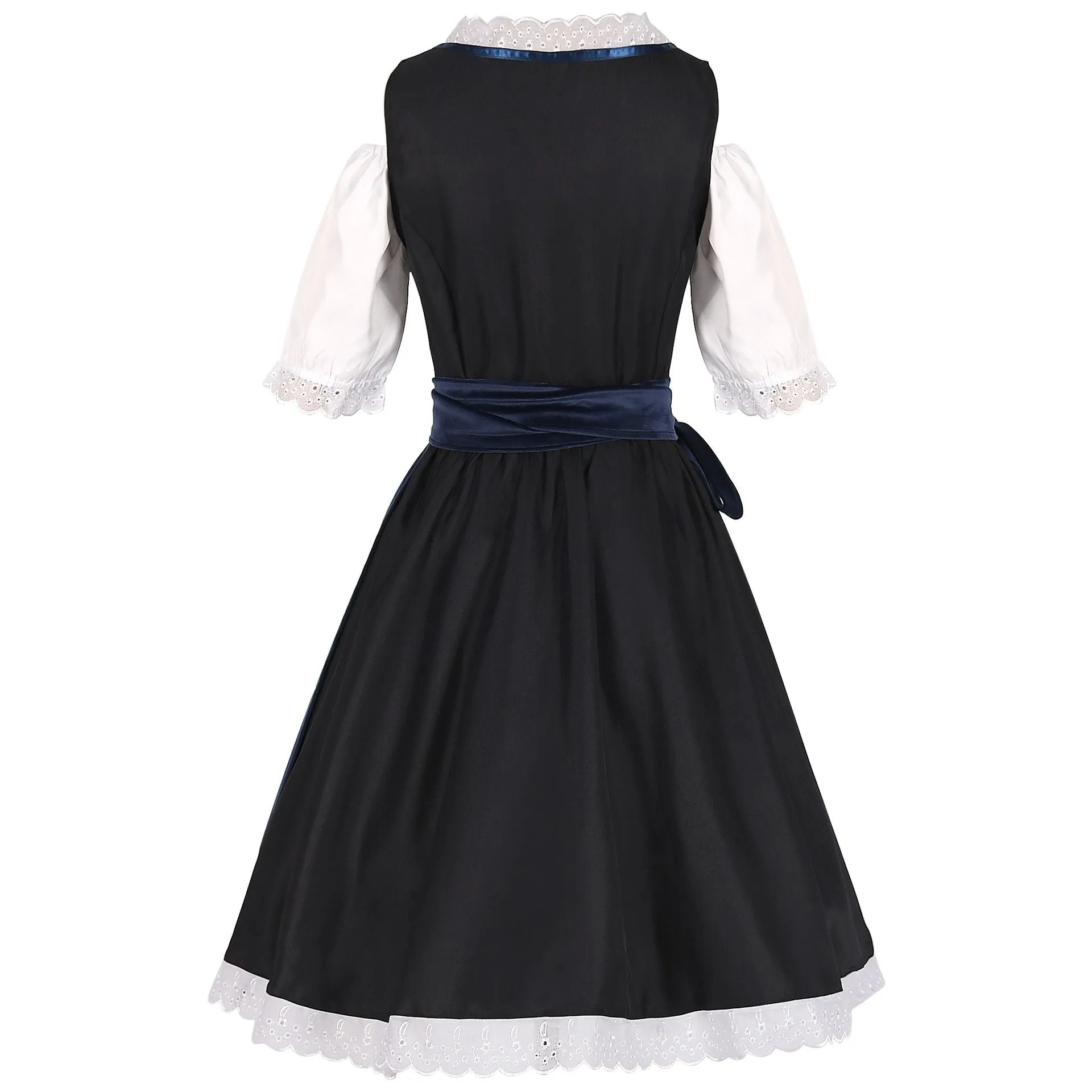 Womens Cosplay Maid Dirndl Dress German Oktoberfest Costumes for Bavarian Carnival Halloween Party Dresses