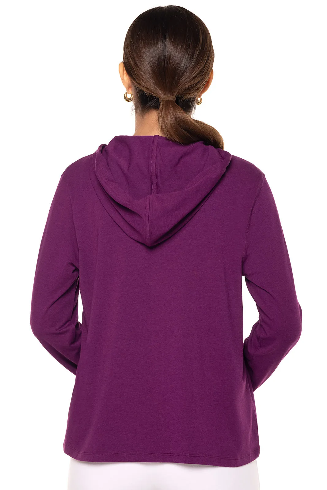 Women's Seaside Hoodie | Rich Plum